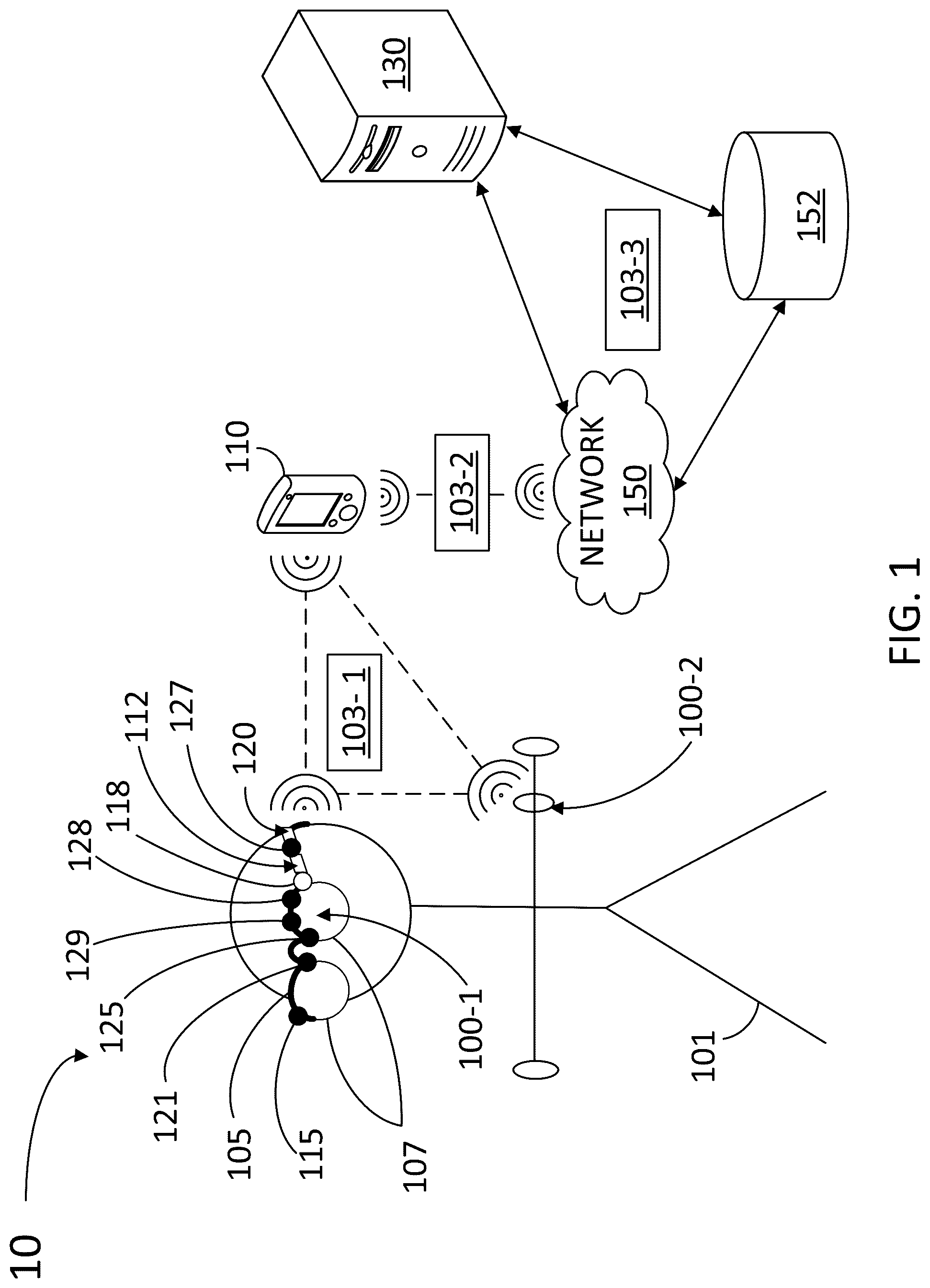 Patent US12101549 — Camera control using system sensor data — Figure 1