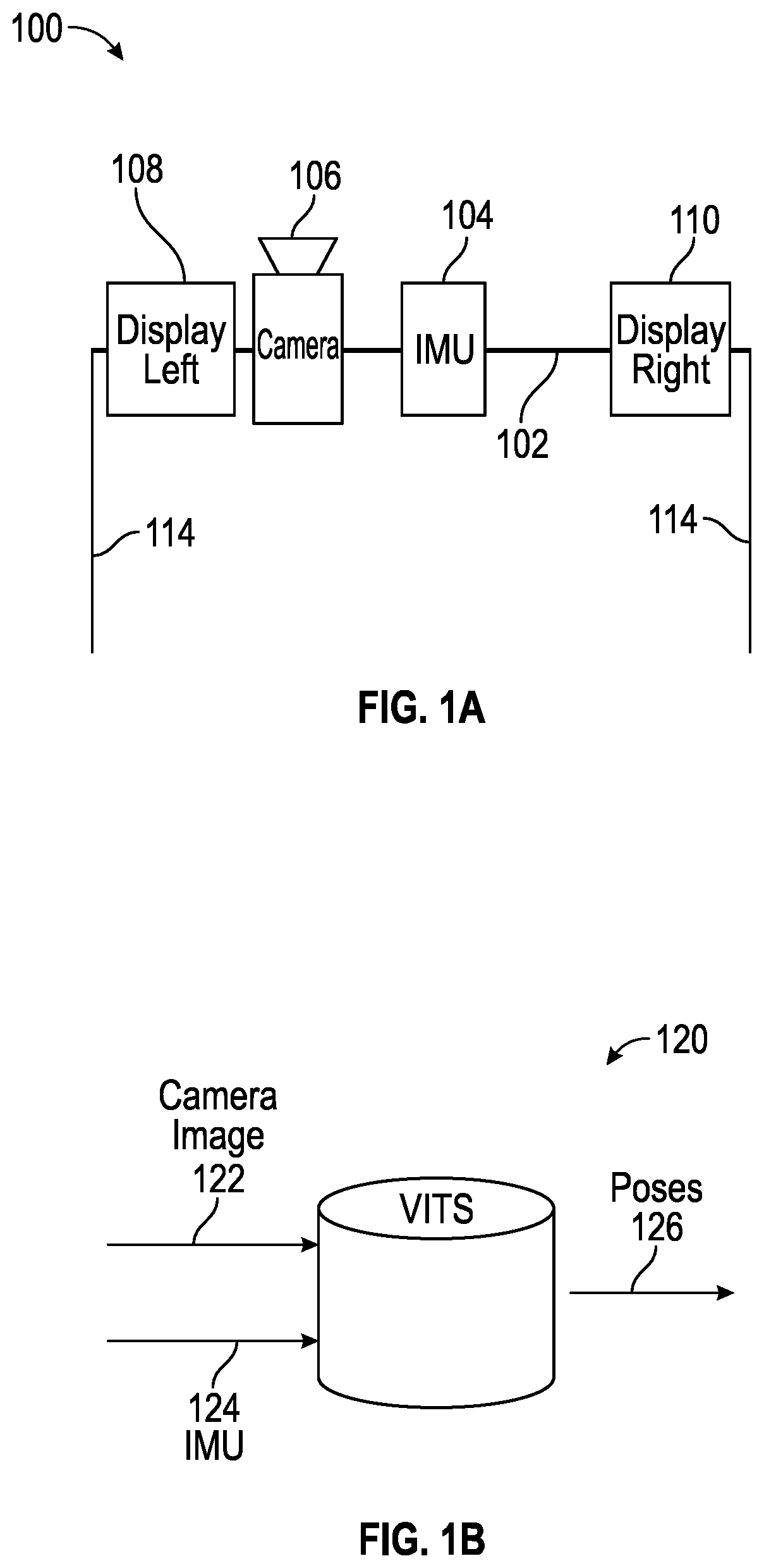 Patent US12101557 — Pose tracking for rolling shutter camera — Figure 1