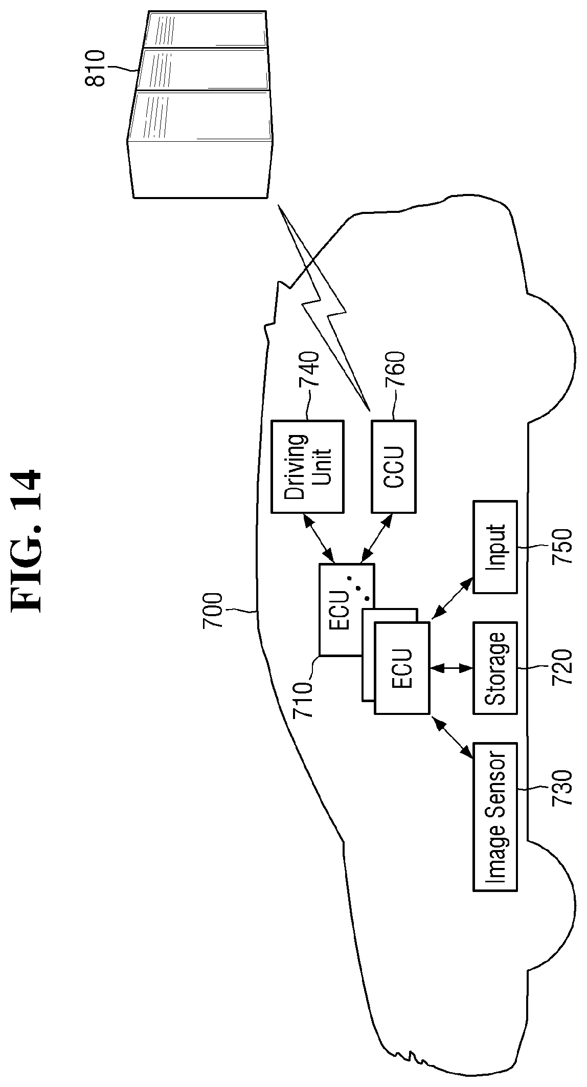 Patent US12101570 Figure 14 – Unit pixel including one or more capacitors and an image sensor including the same