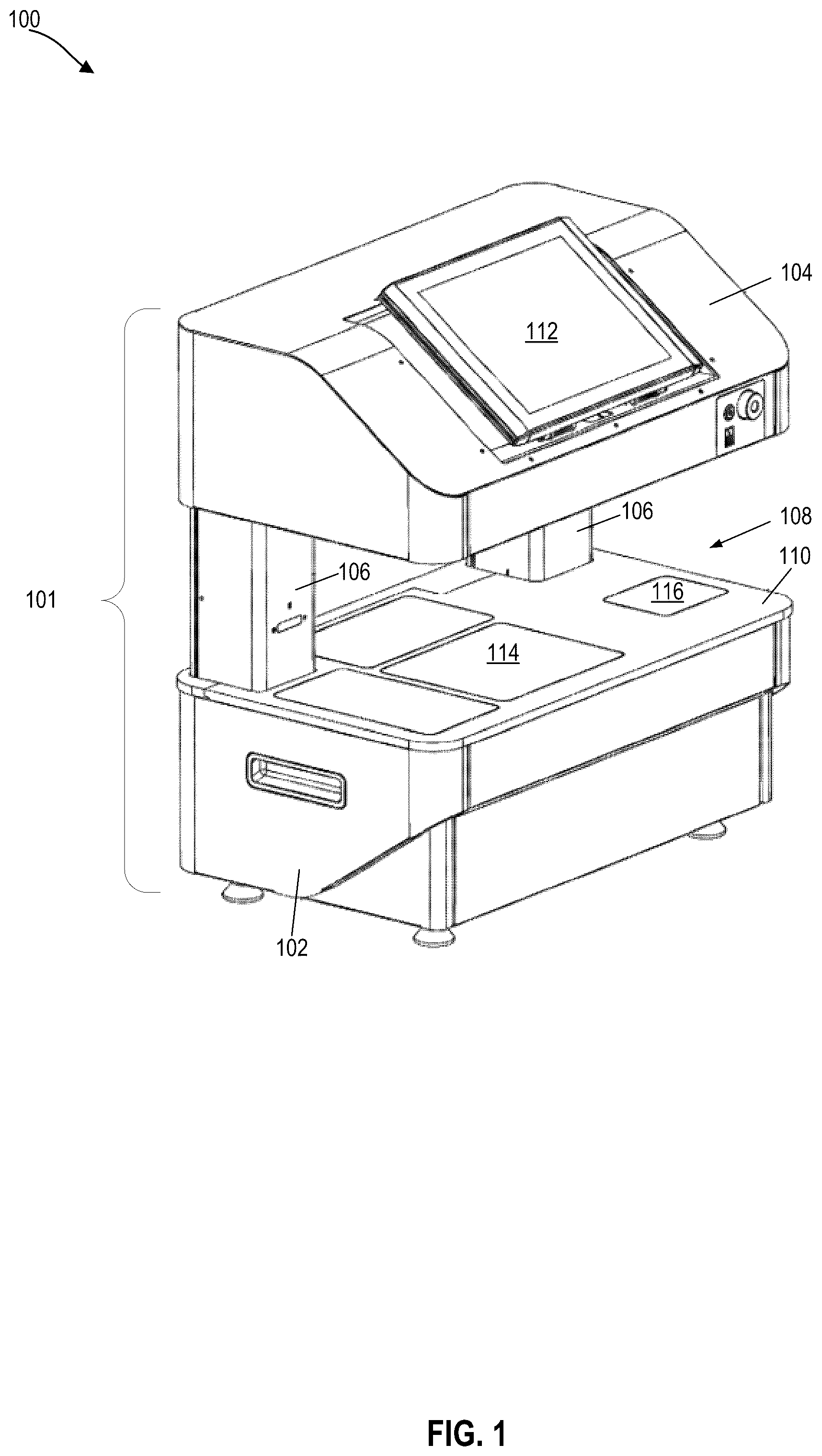 Patent US12101581 — Method and system for recording a mail screening process — Figure 1