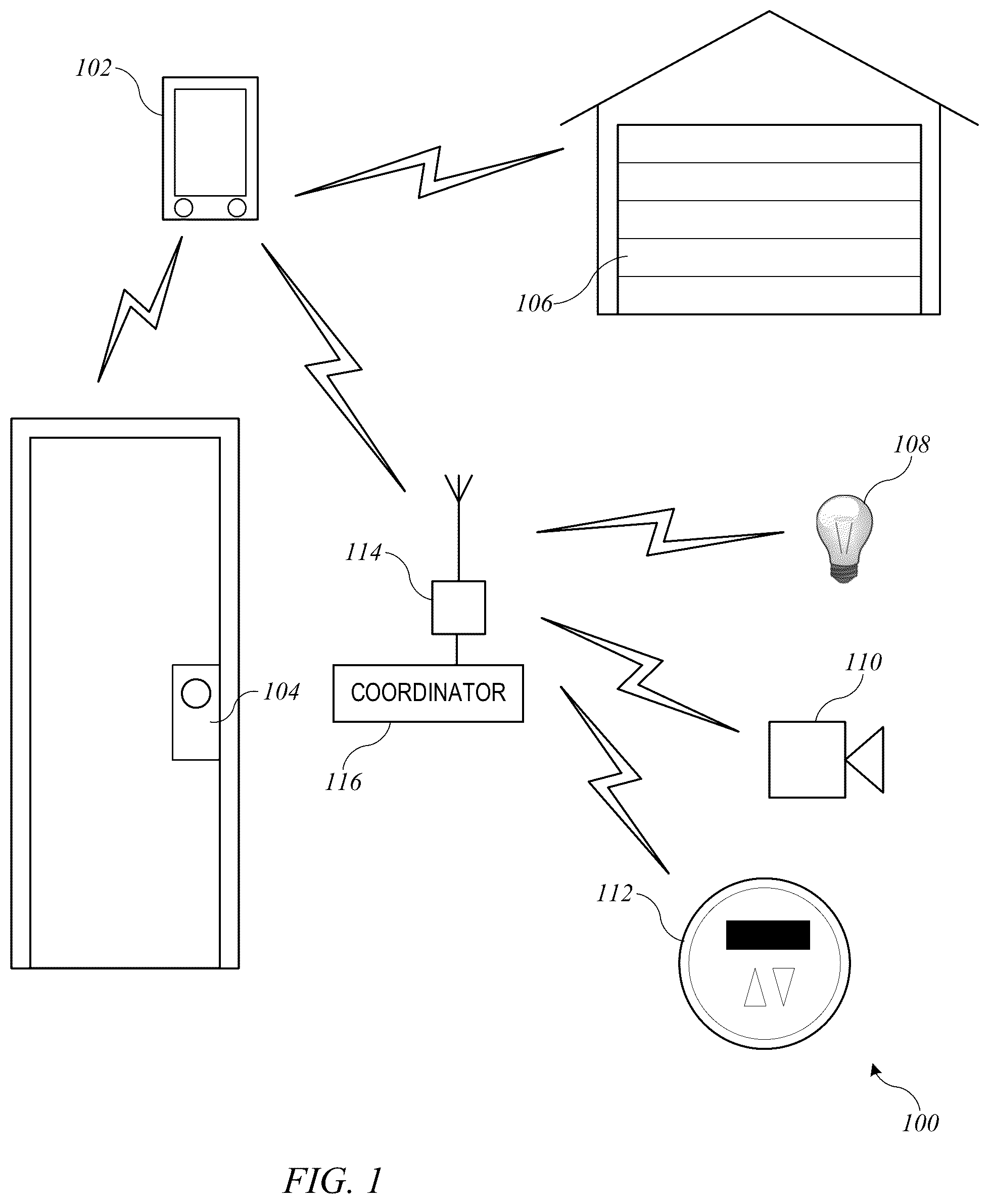 Patent US12101582 — Integrated accessory control user interface — Figure 1
