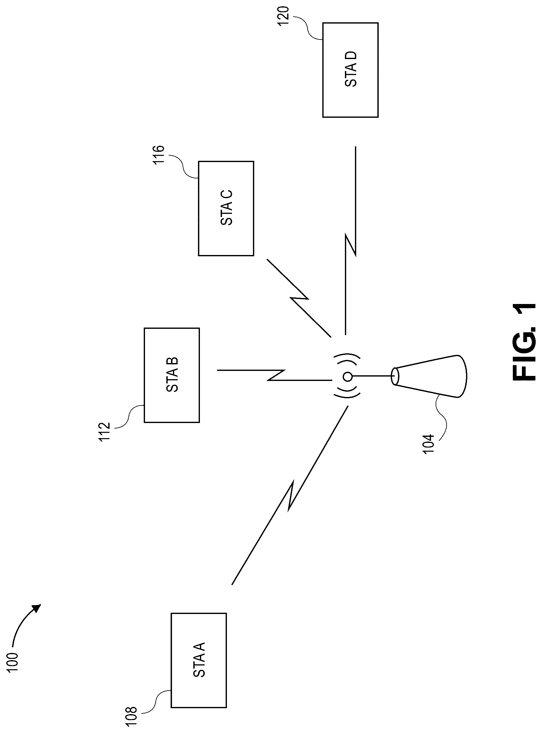 Patent US12101683 — Proximity detection using wi-fi channel state information — Figure 1