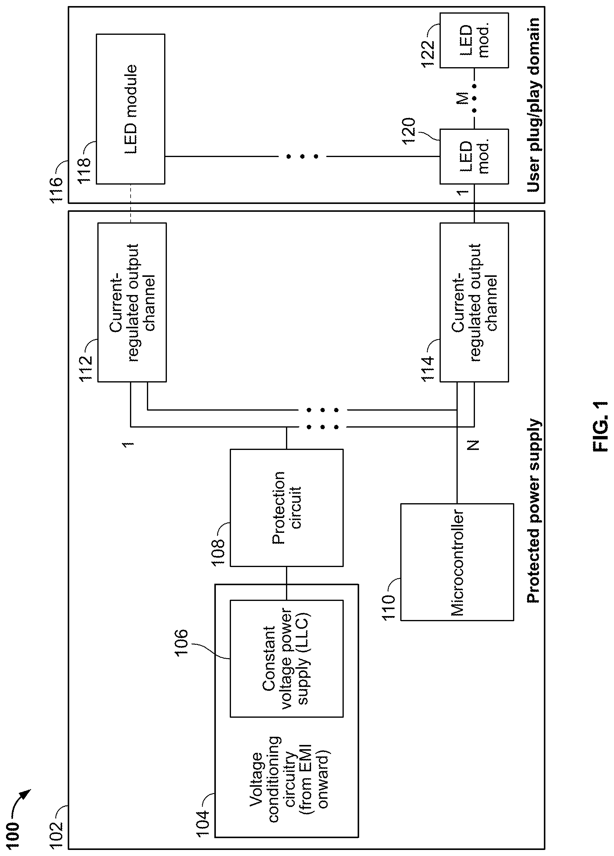 Patent US12101855 Figure 1 – Power supply