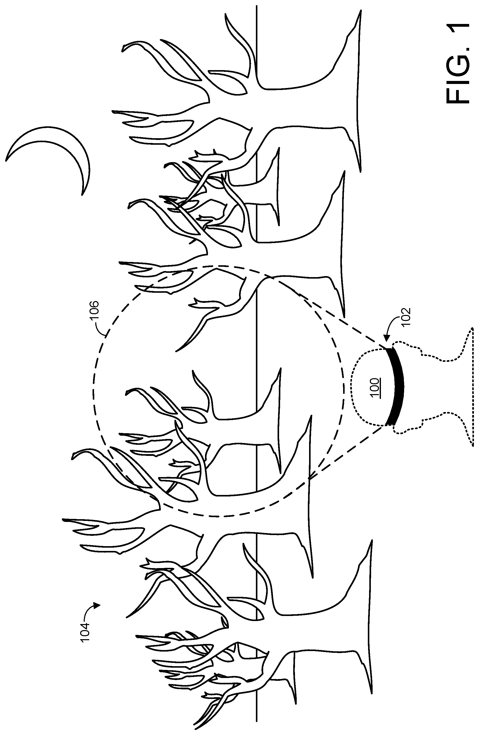 Patent US12101859 — Illumination light control based on orientation — Figure 1