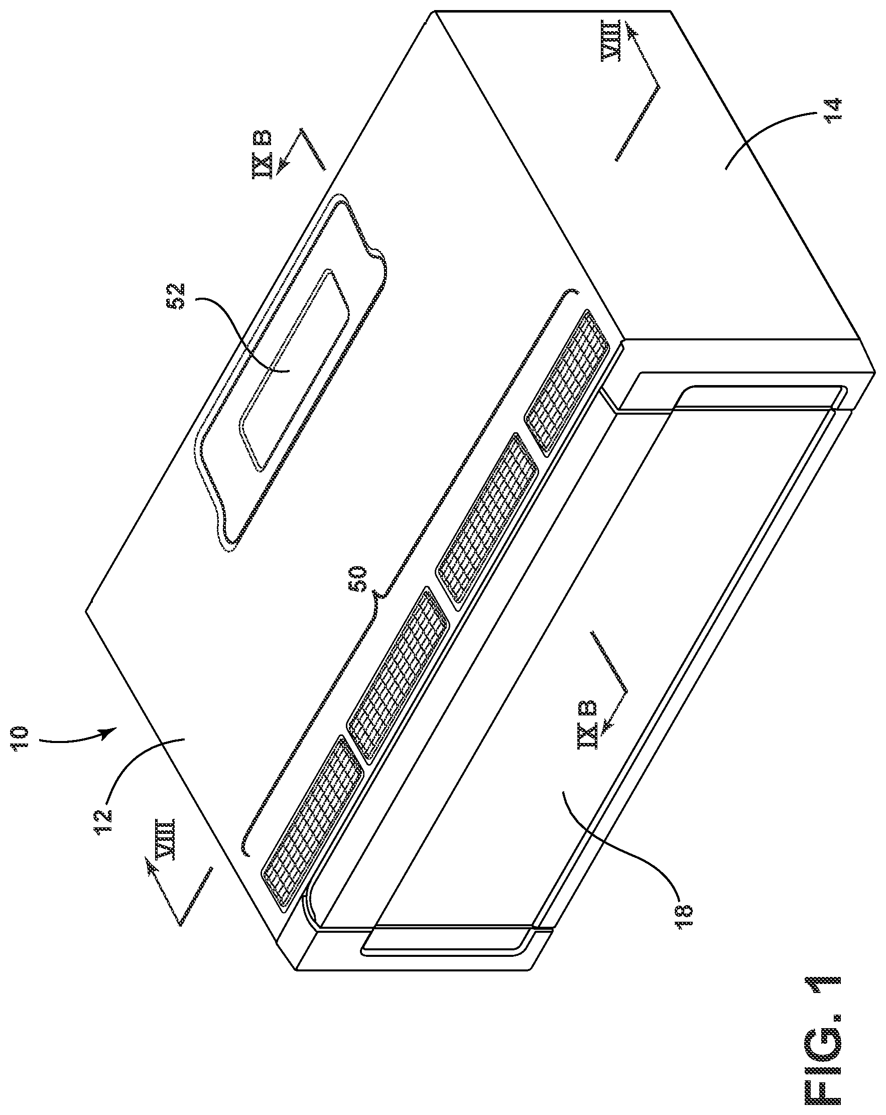 Patent US12101865 — Combination microwave and hood system — Figure 1