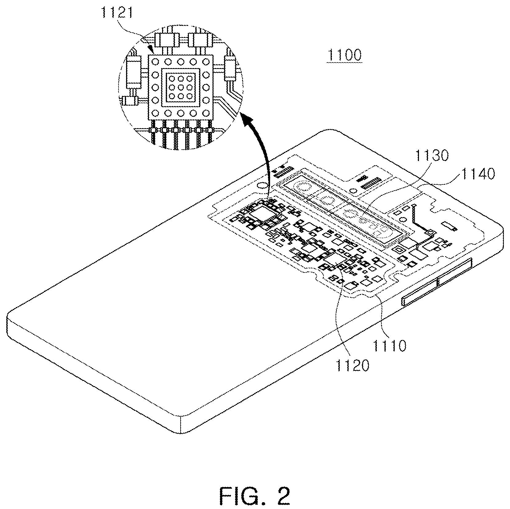 Patent US12101880 Figure 2 – Printed circuit board