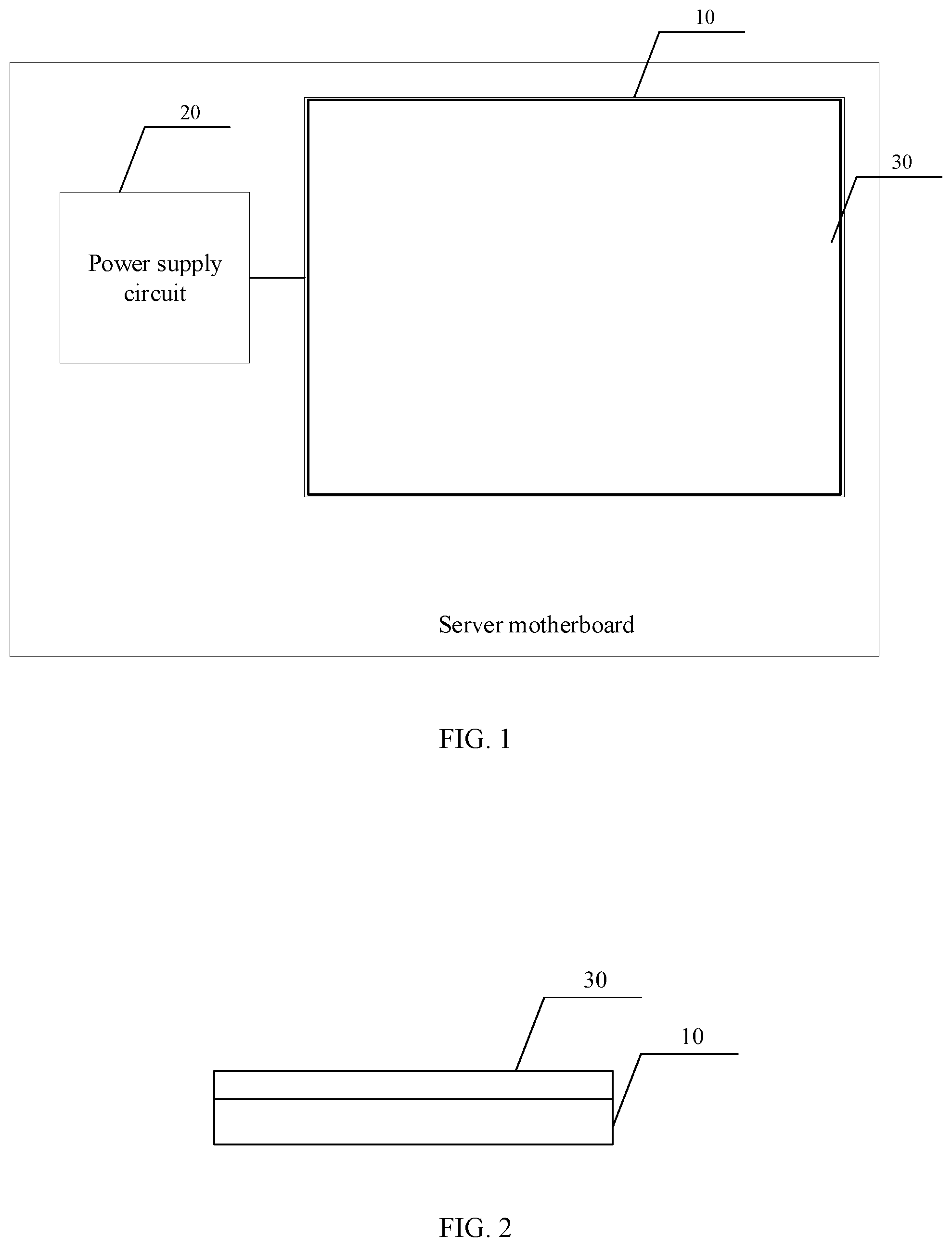 Patent US12101885 — Server motherboard, server, and power supply control method — Figure 1