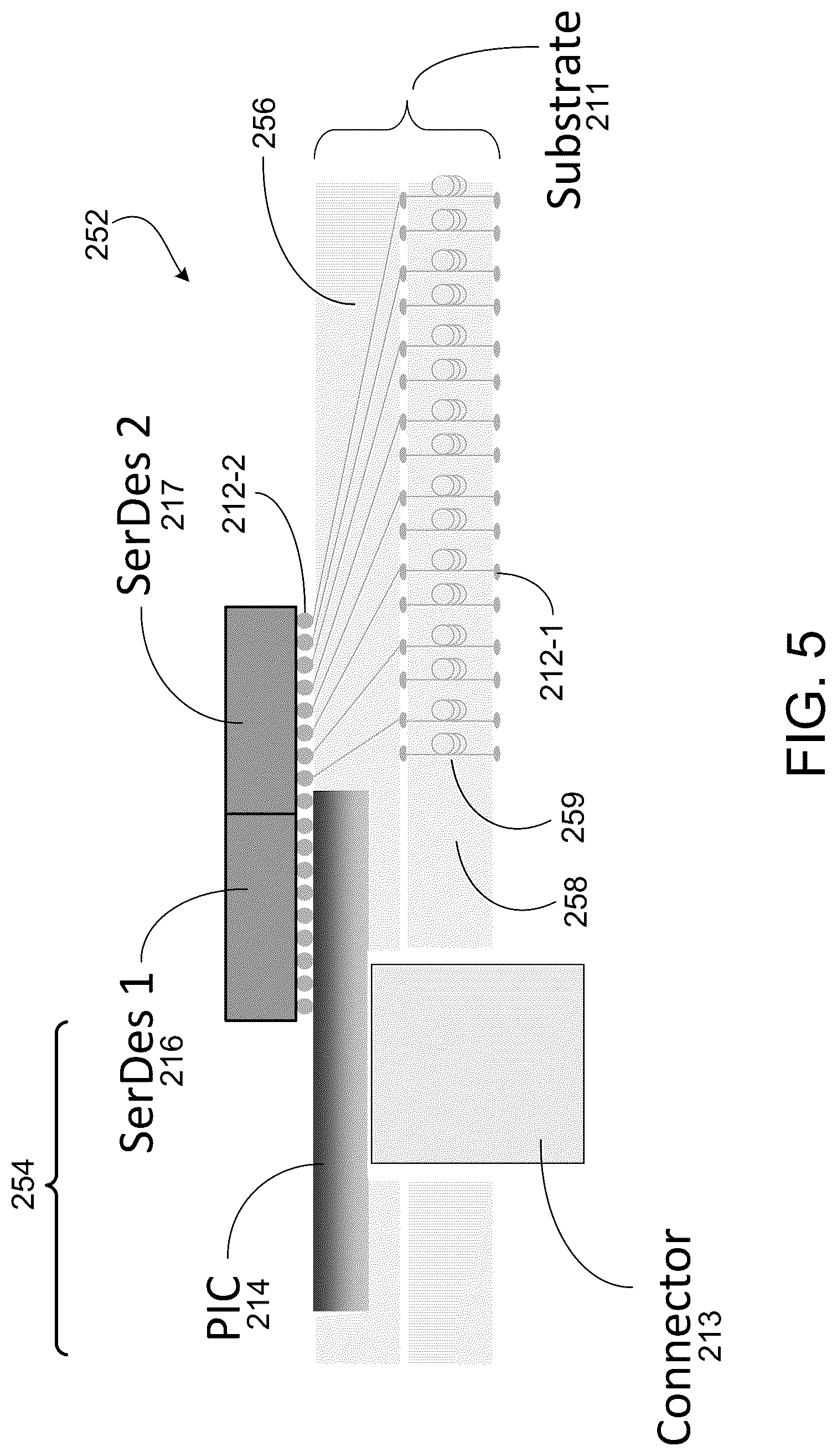 Patent US12101904 Figure 5 – Communication systems having pluggable optical modules