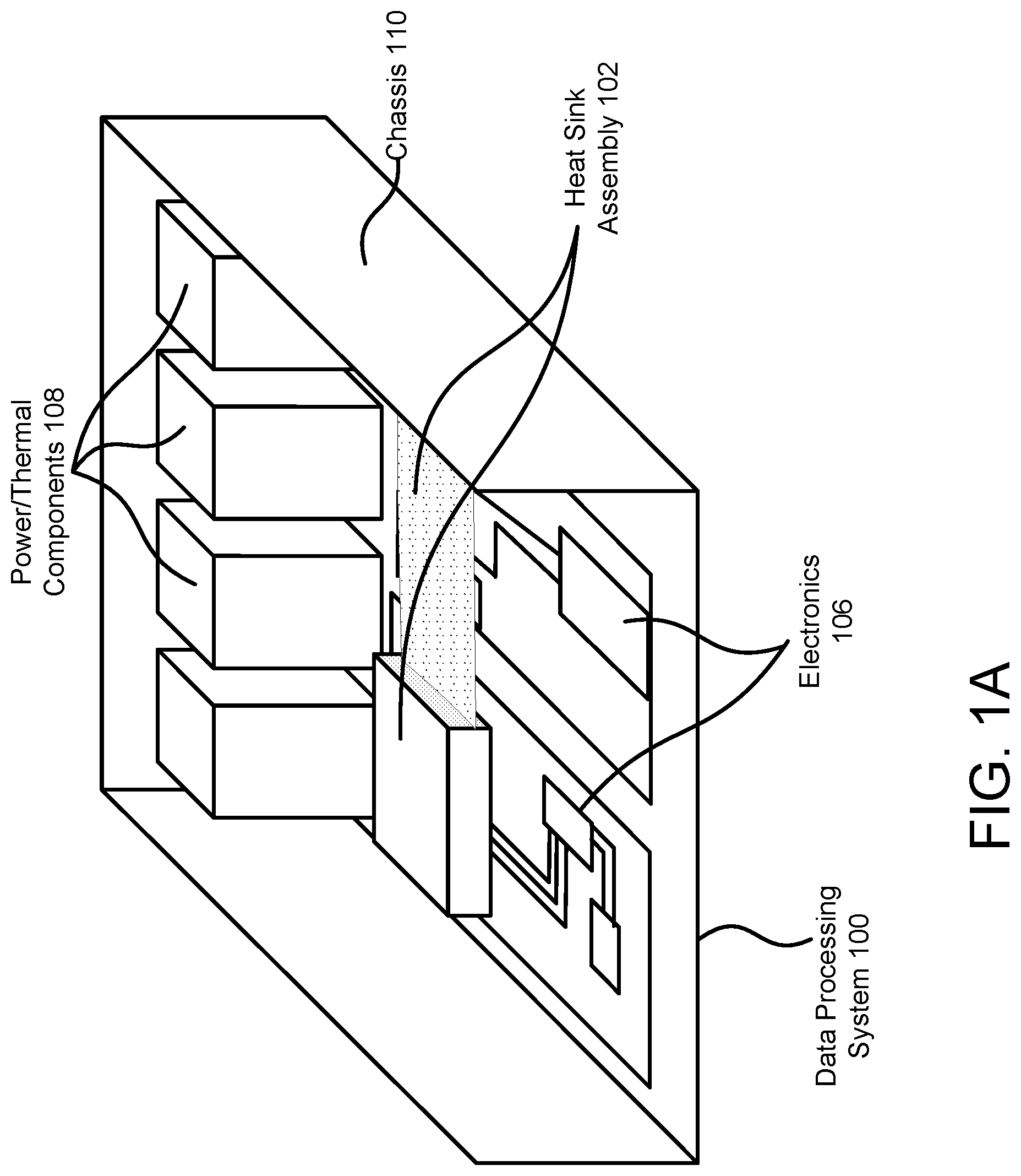 Patent US12101913 — Variable topography heat sink fins — Figure 1