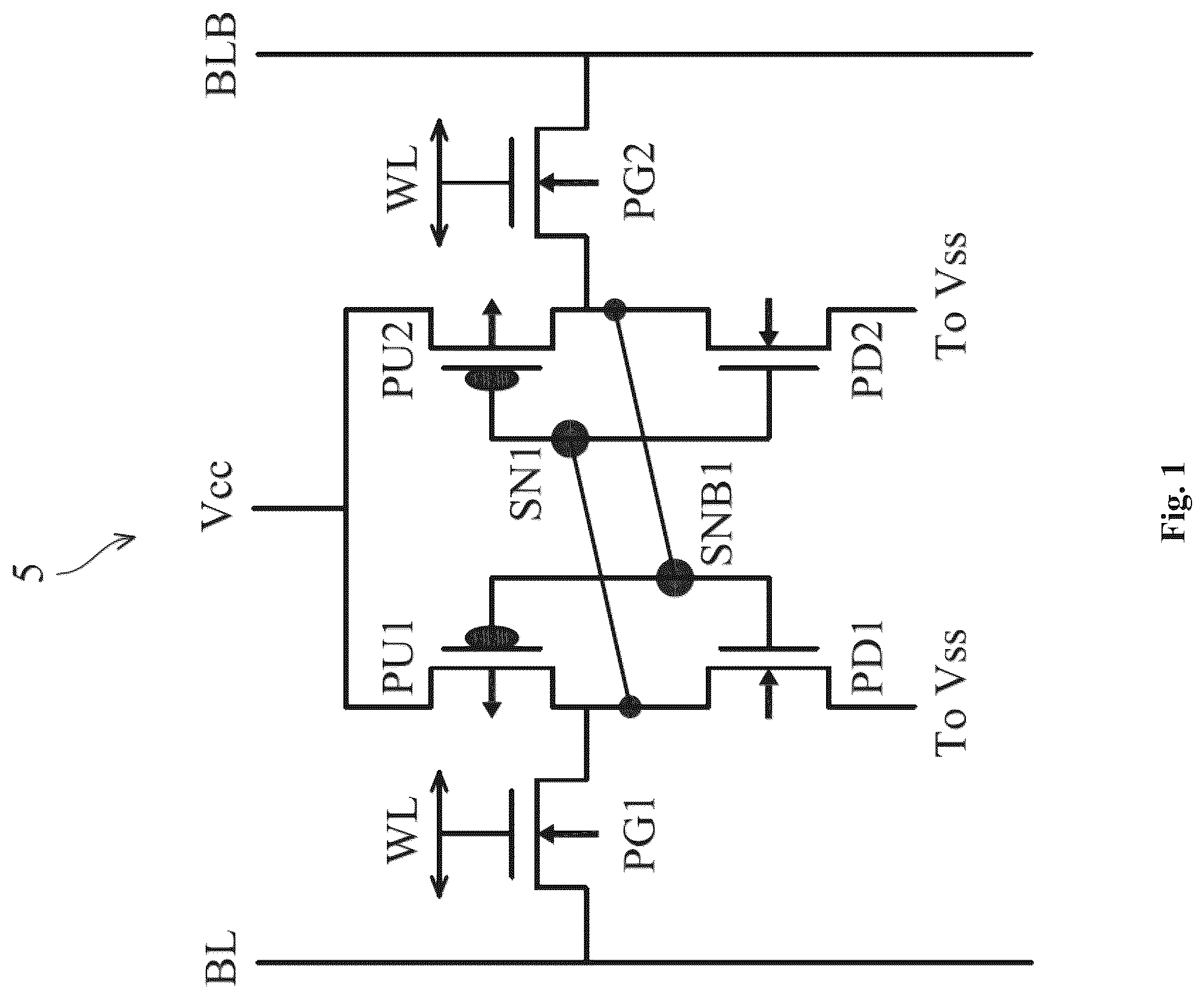 Patent US12101921 — SRAM speed and margin optimization via spacer tuning — Figure 1