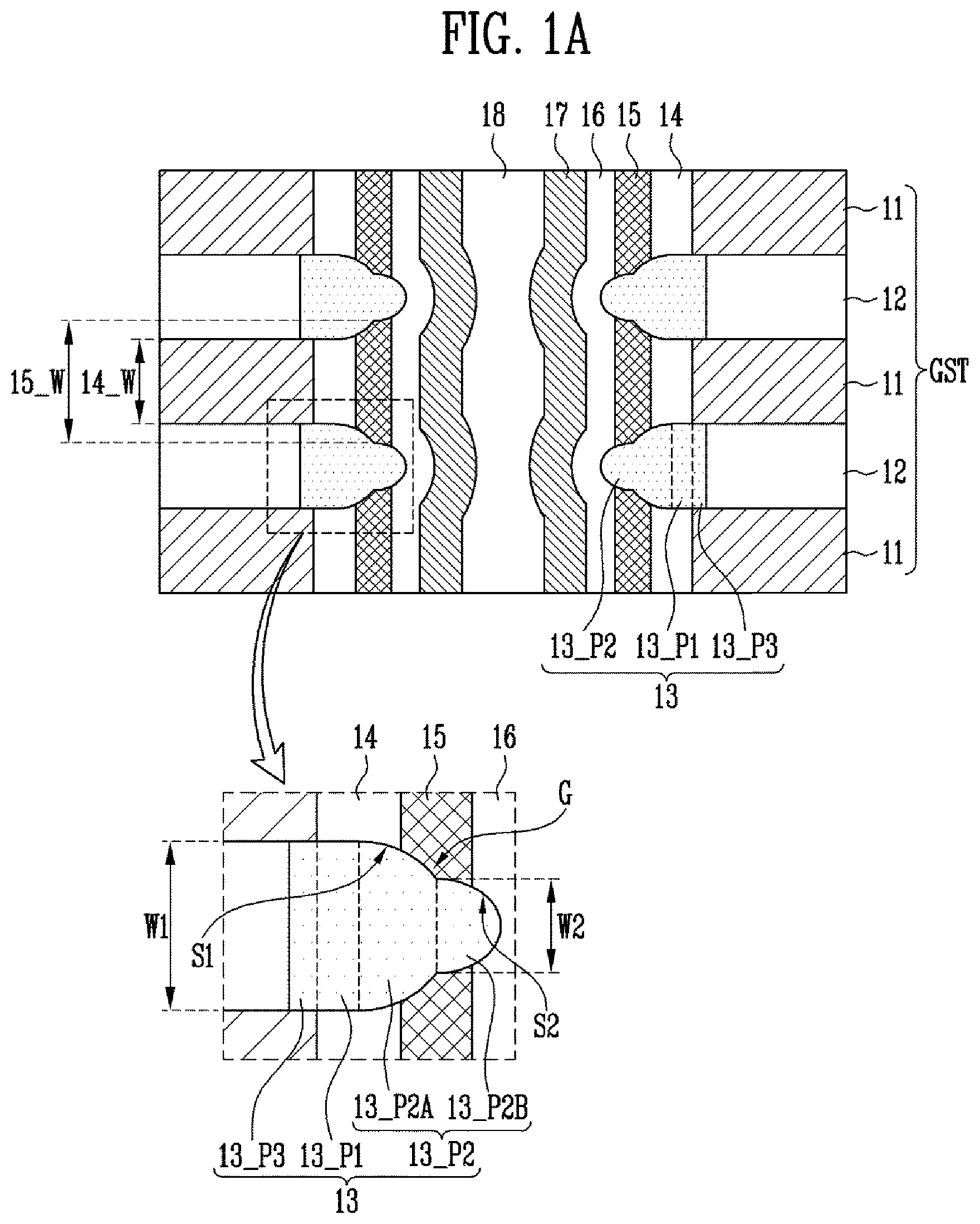 Patent US12101935 — Semiconductor device and manufacturing method of semiconductor device — Figure 1