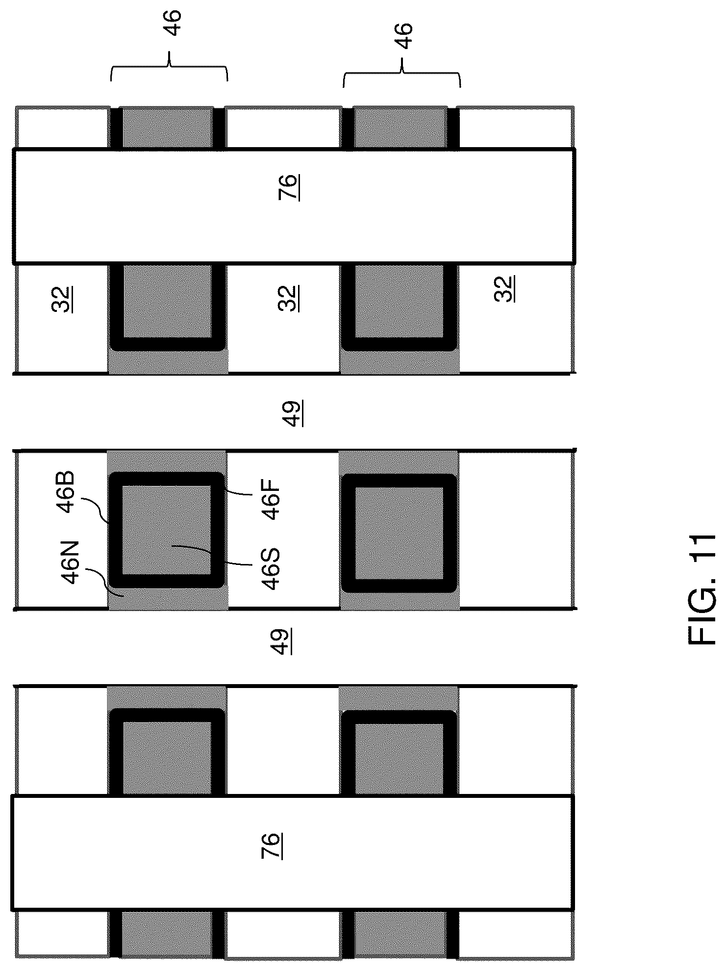 Patent US12101936 Figure 13 – Three dimensional memory device and method of making thereof by forming channel and memory film after word line replacement