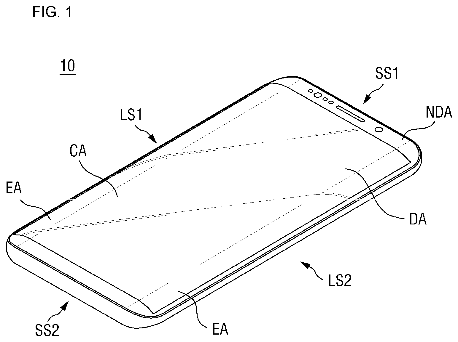 Patent US12101956 — Display device — Figure 1