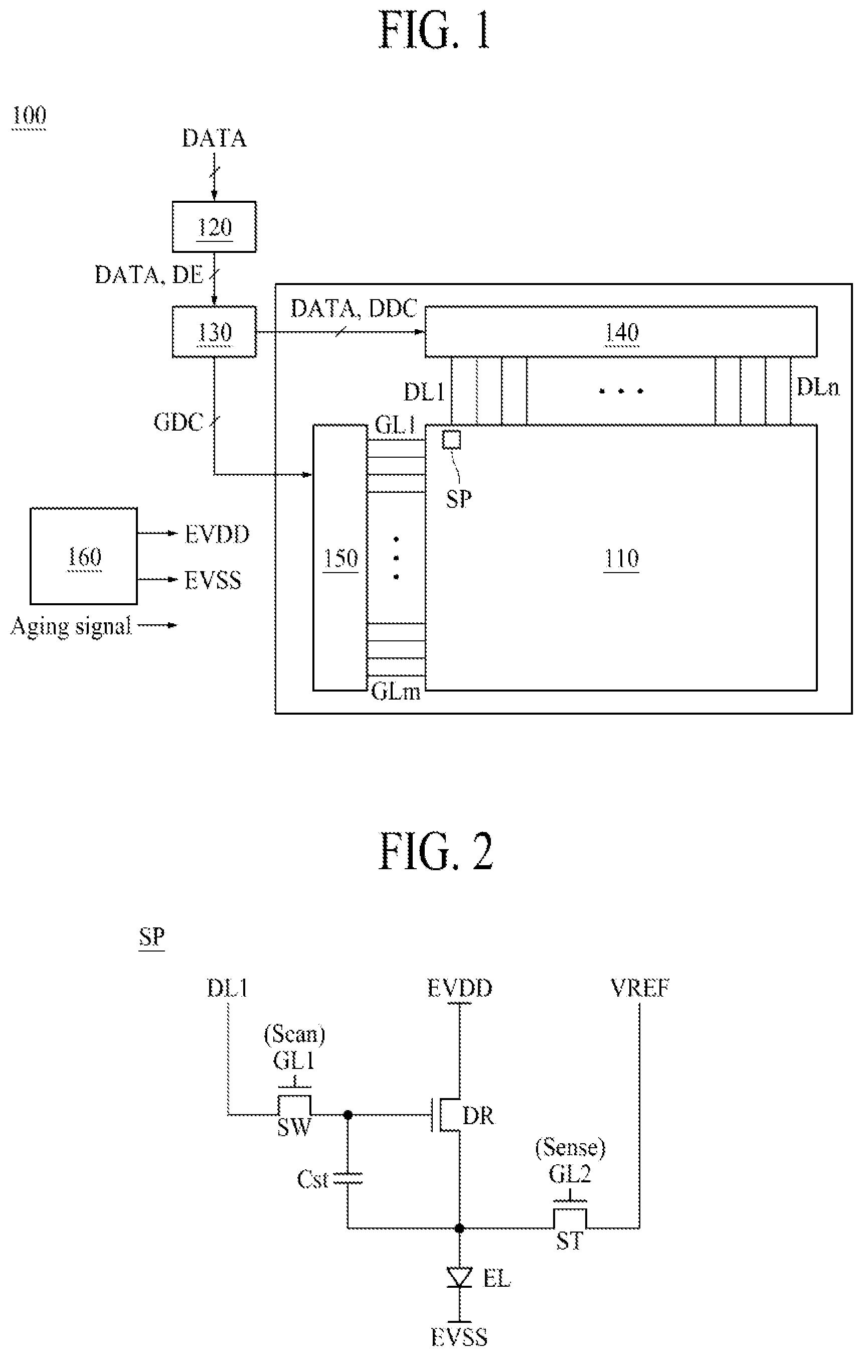 Patent US12101970 — Light emitting display device having repair structure — Figure 1