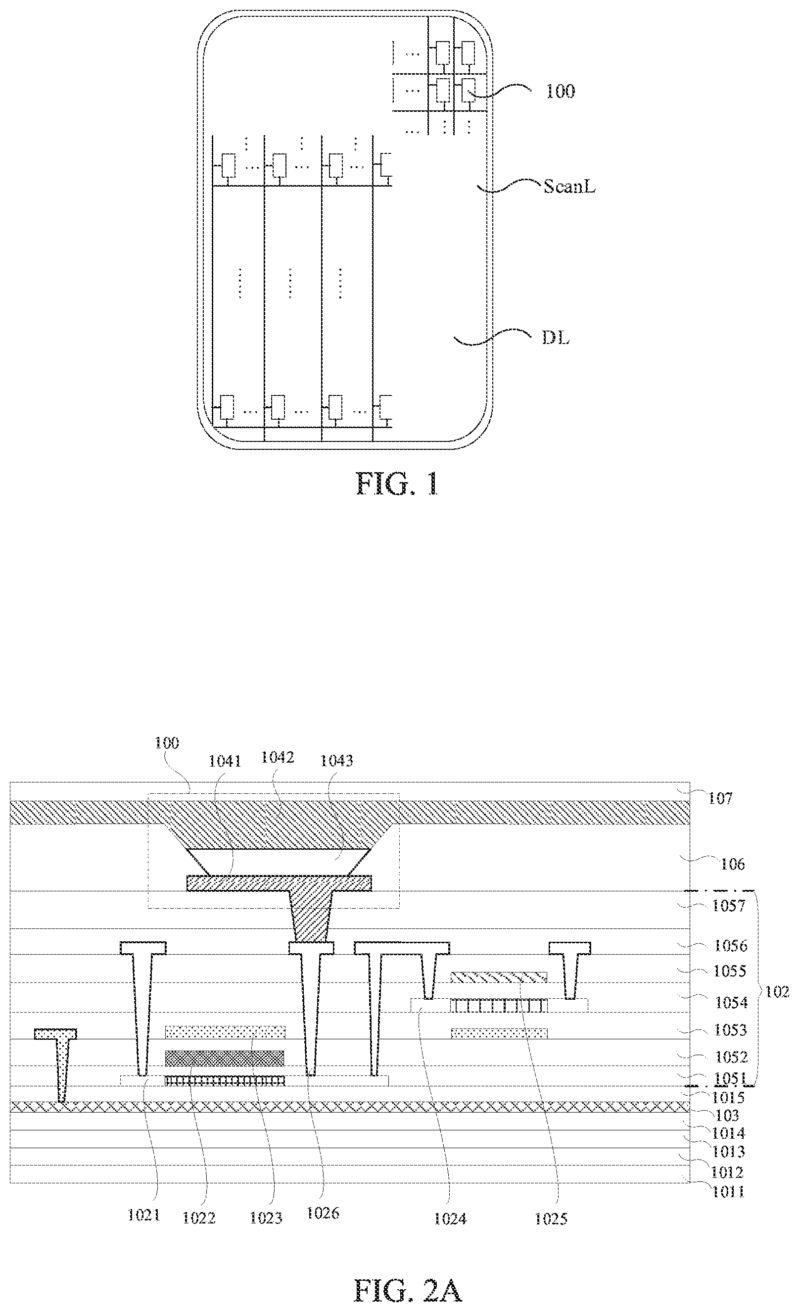 Patent US12101975 Figure 1 – Display panel and display device