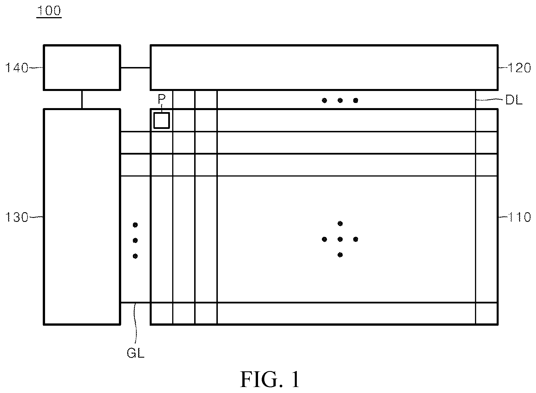 Patent US12101980 — Transparent display panel and transparent display device including the same — Figure 1