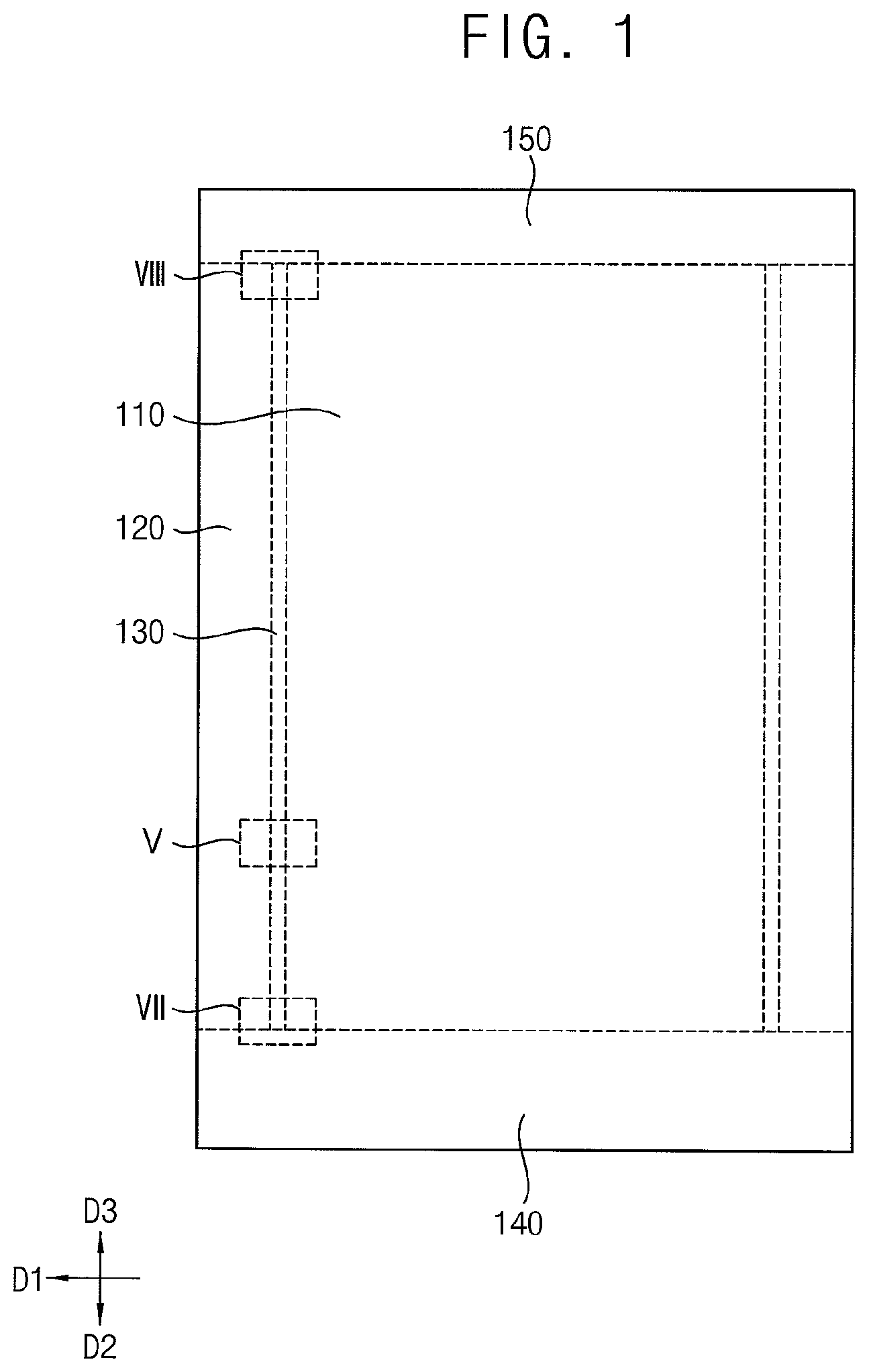Patent US12101989 — Stretchable display device — Figure 1