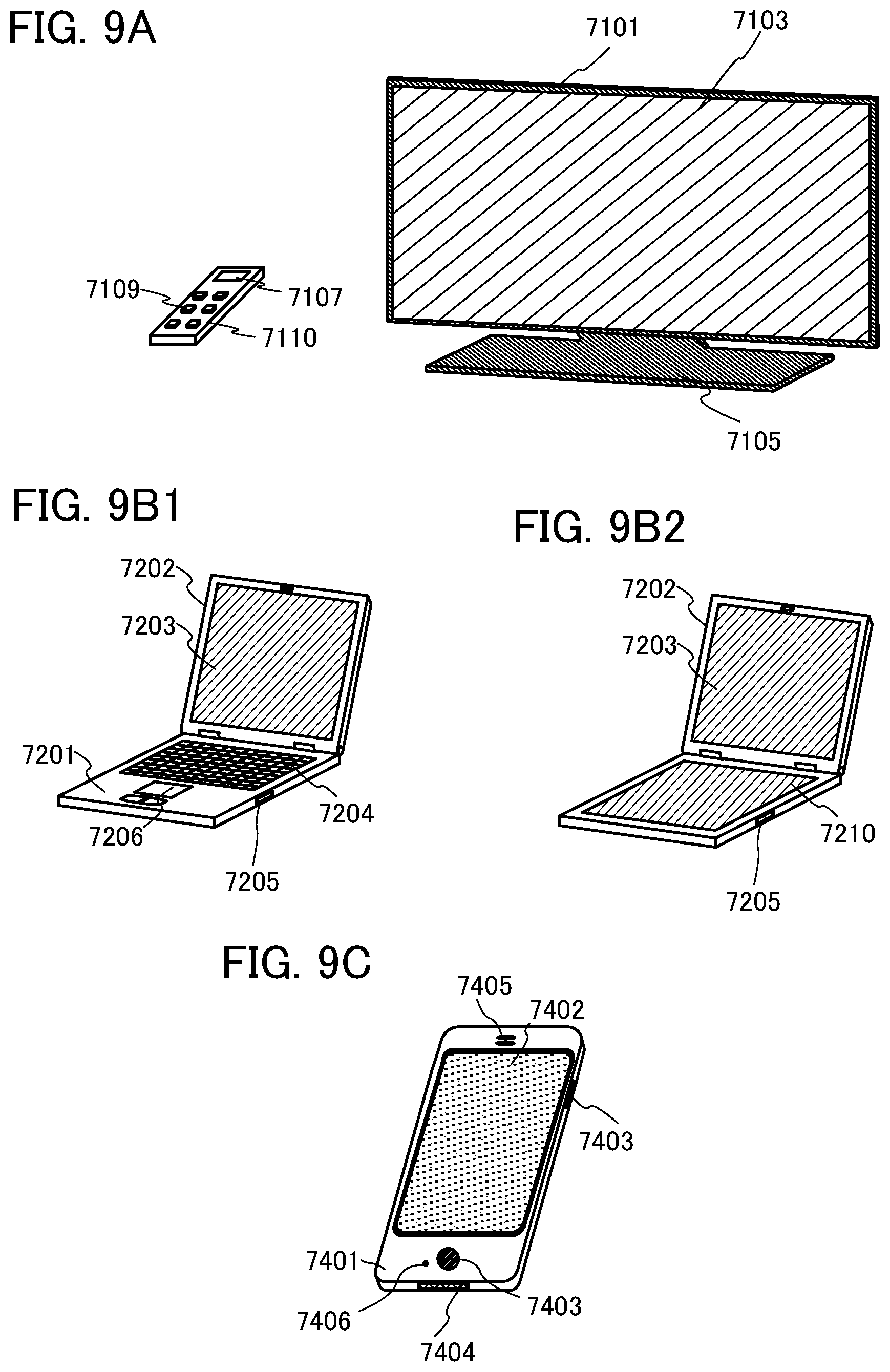 Patent US12101997 Figure 9 – Light-emitting device including light-emitting layer and electron-transport layer