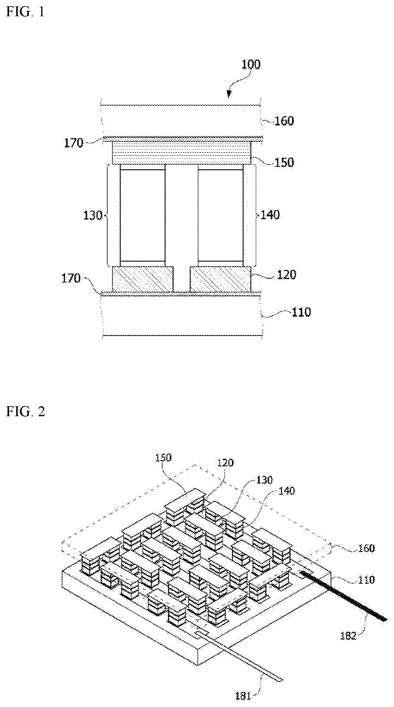 Patent US12102006 Figure 1 – Thermoelectric device