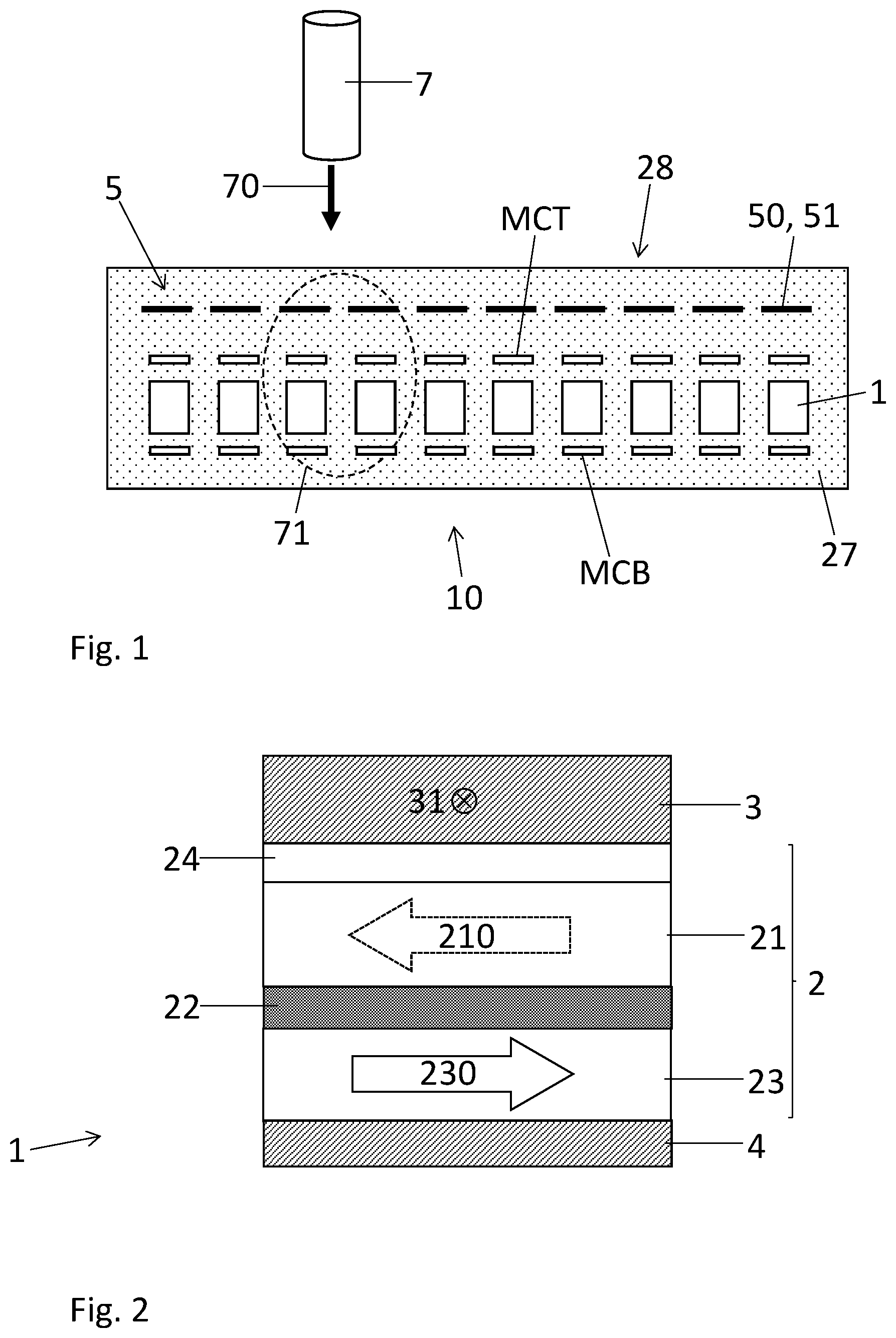 Patent US12102011 — Magnetic sensor comprising magnetoresistive elements and system for programming such magnetic sensor — Figure 1