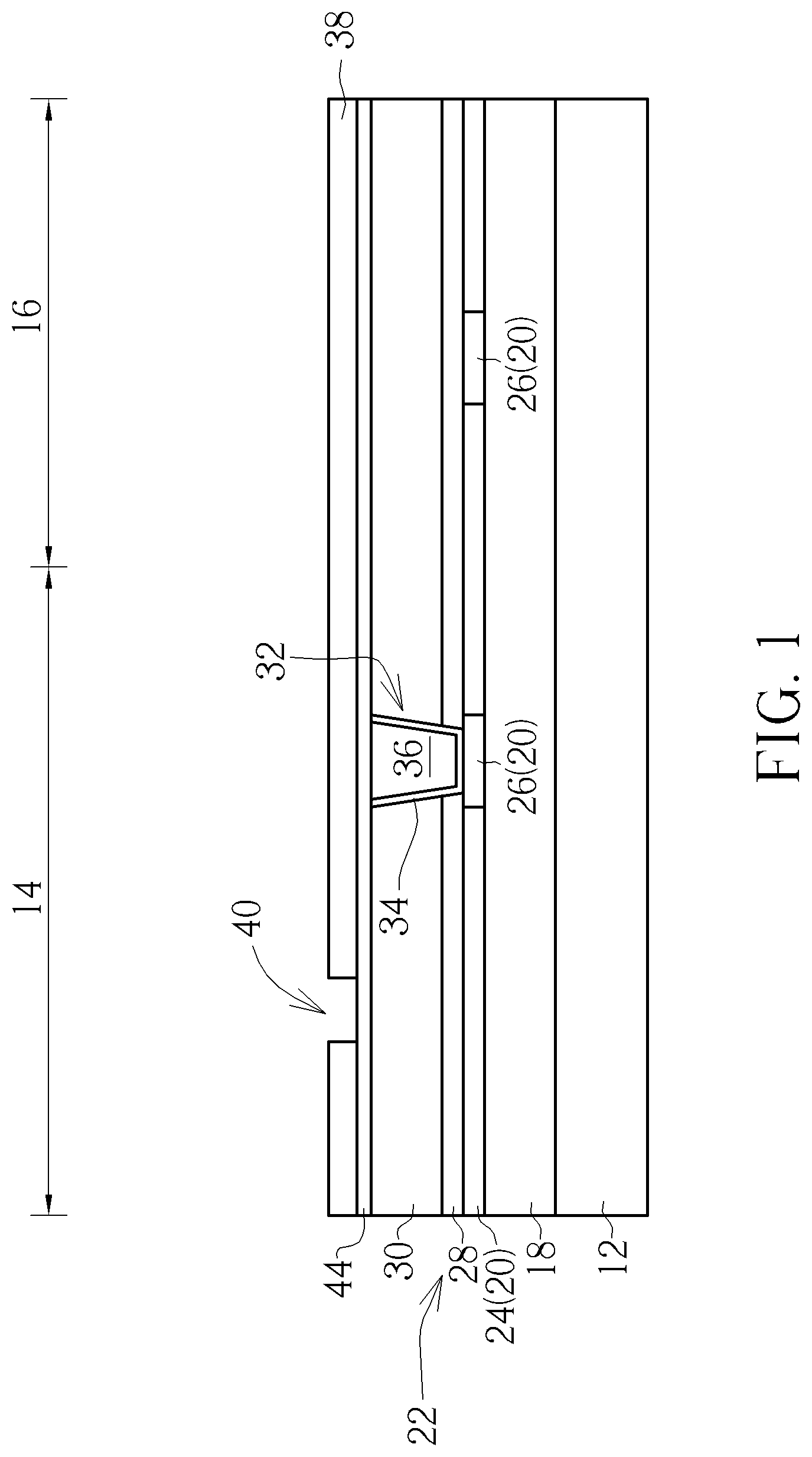 Patent US12102014 — Semiconductor device and method for fabricating the same — Figure 1