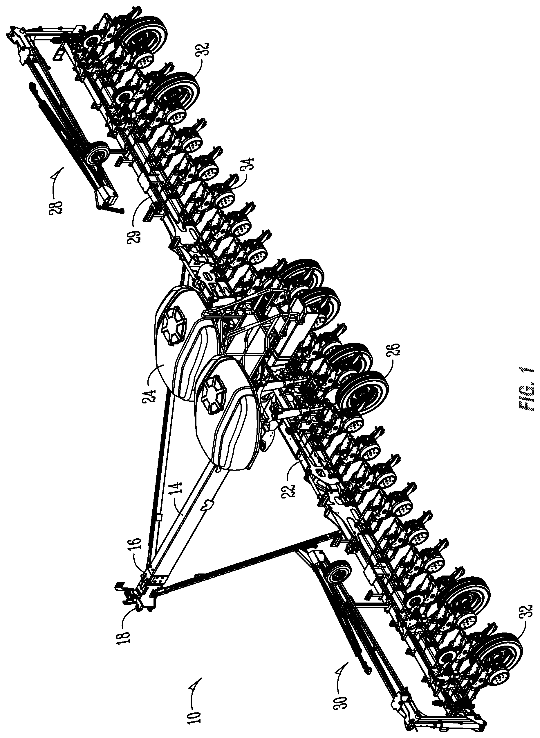 Patent US12102032 — Mount for agricultural implement — Figure 1