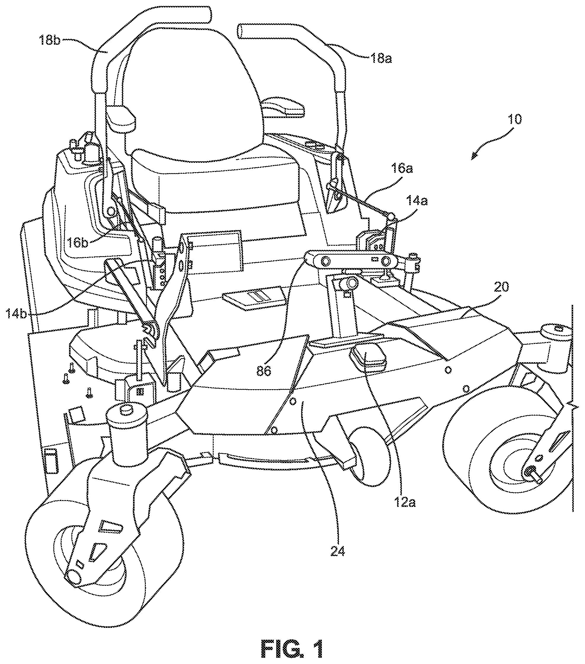 Patent US12102035 — Autonomous zero-turn mower kit — Figure 1