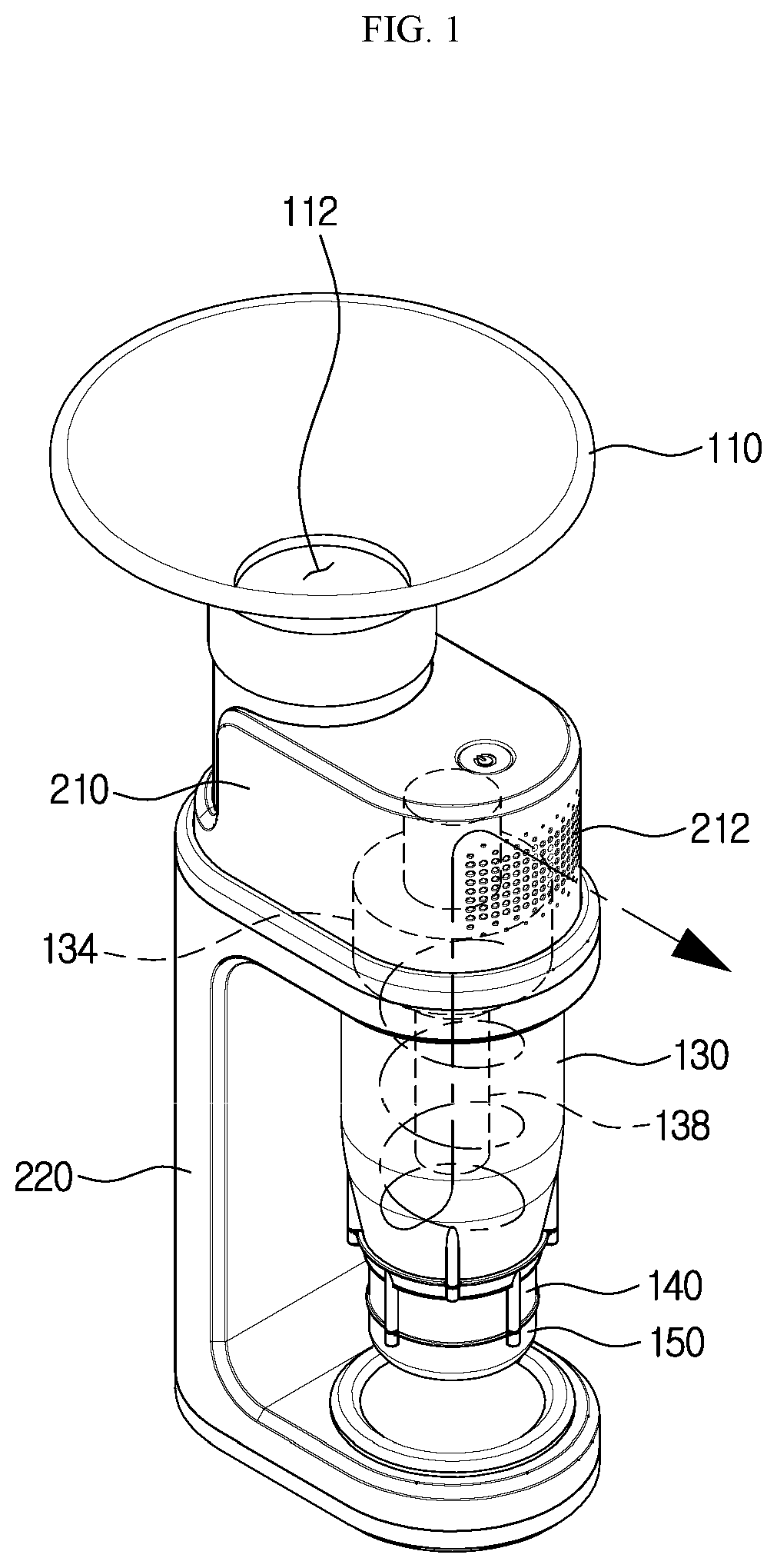 Patent US12102040 — Apparatus for automatically separating fine-sized seeds — Figure 1