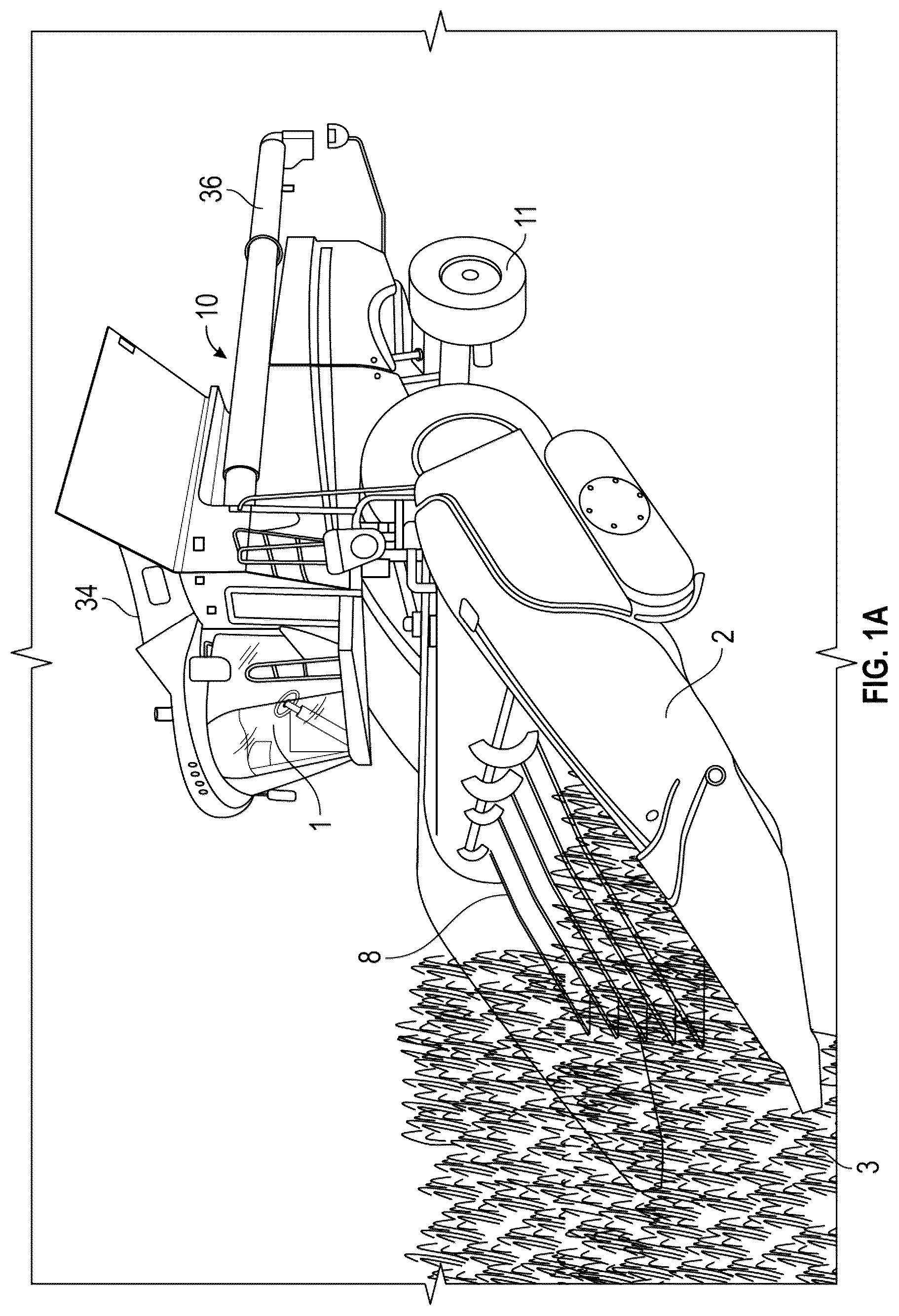 Patent US12102041 — Methods and systems for threshing/separating grains and legumes utilizing concaves — Figure 1