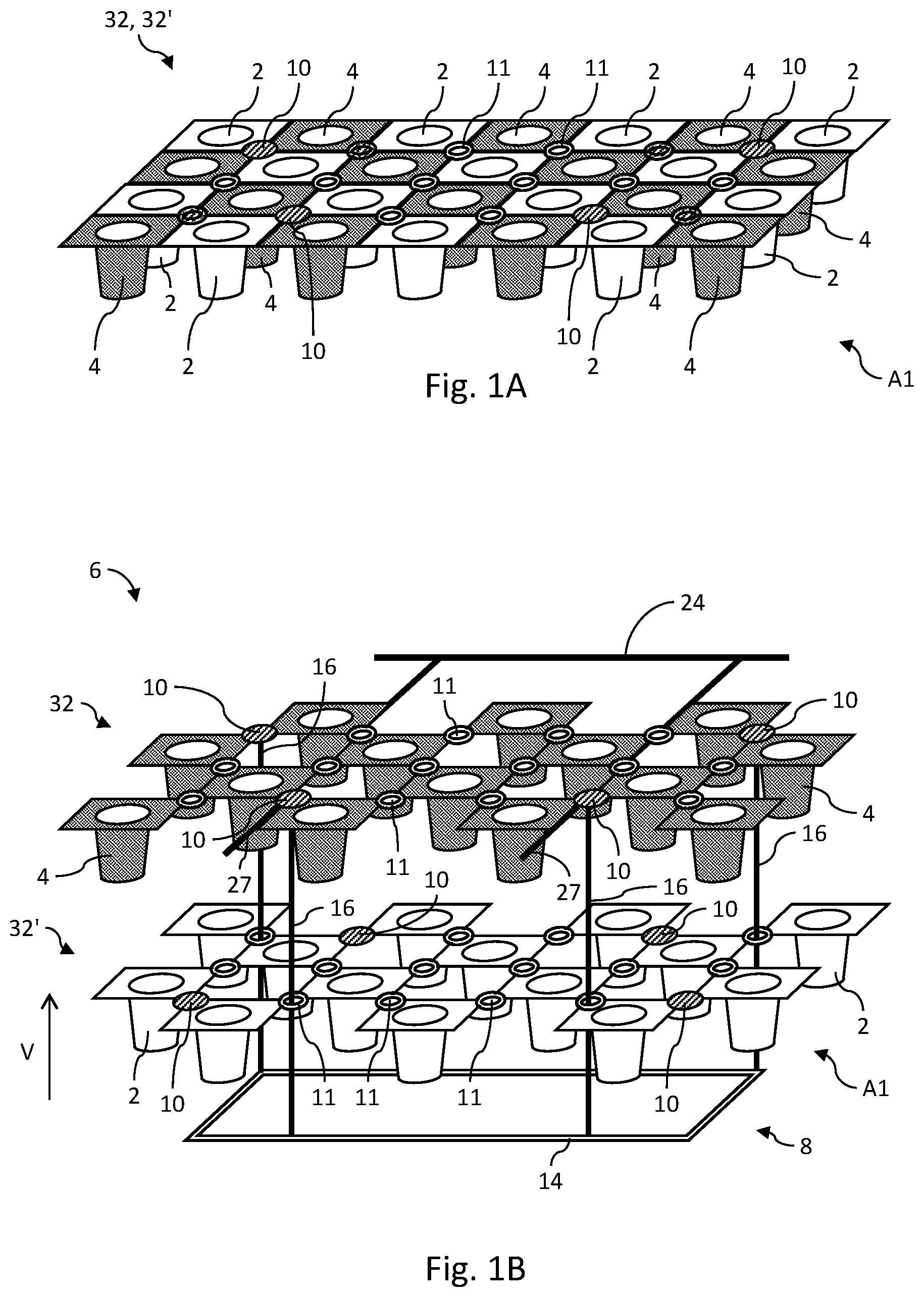 Patent US12102047 — Spacing and/or ventilation conditions in the cultivation environment of plants — Figure 1
