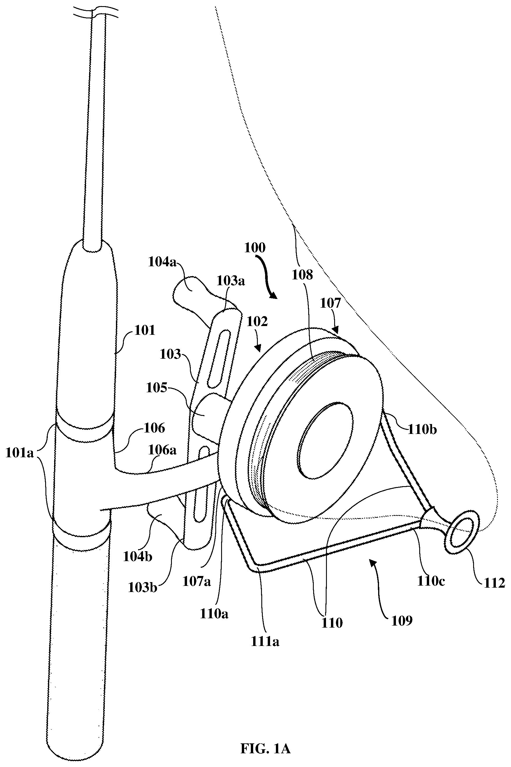 Patent US12102073 — Fishing reel with a line transfer mechanism — Figure 1