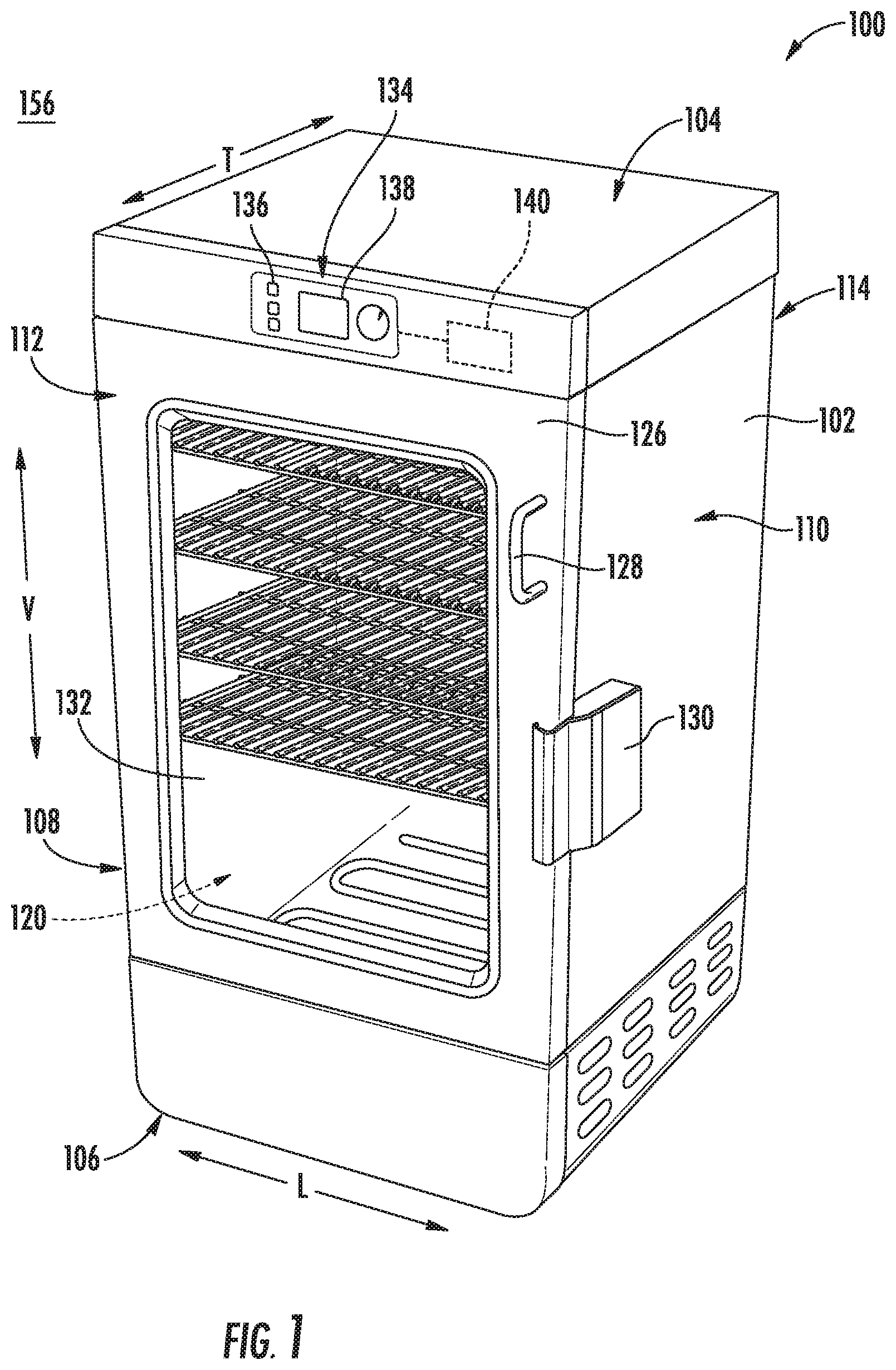 Patent US12102098 — Smoke generating assembly for an indoor smoker — Figure 1