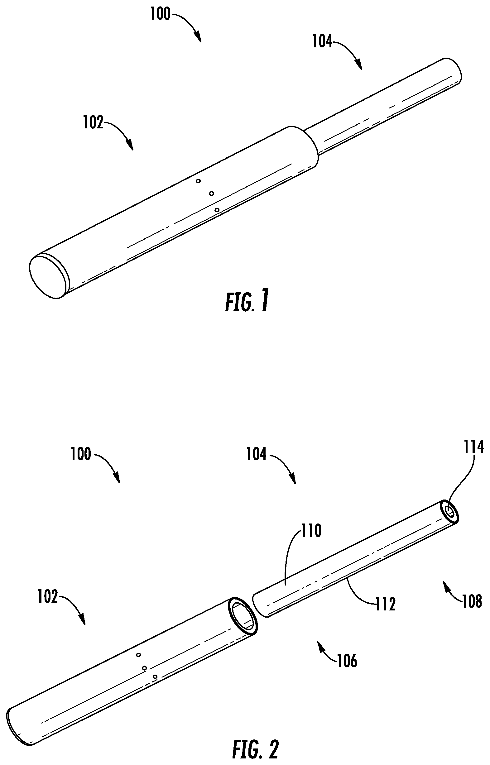 Patent US12102118 Figure 1 – Electronically heated heat-not-burn smoking article