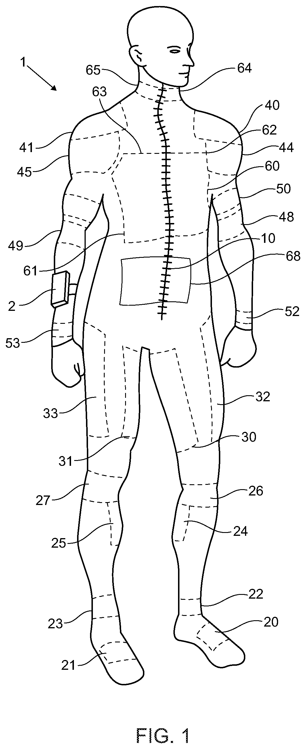 Patent US12102143 Figure 1 – Combination vibrational and thermal jumper