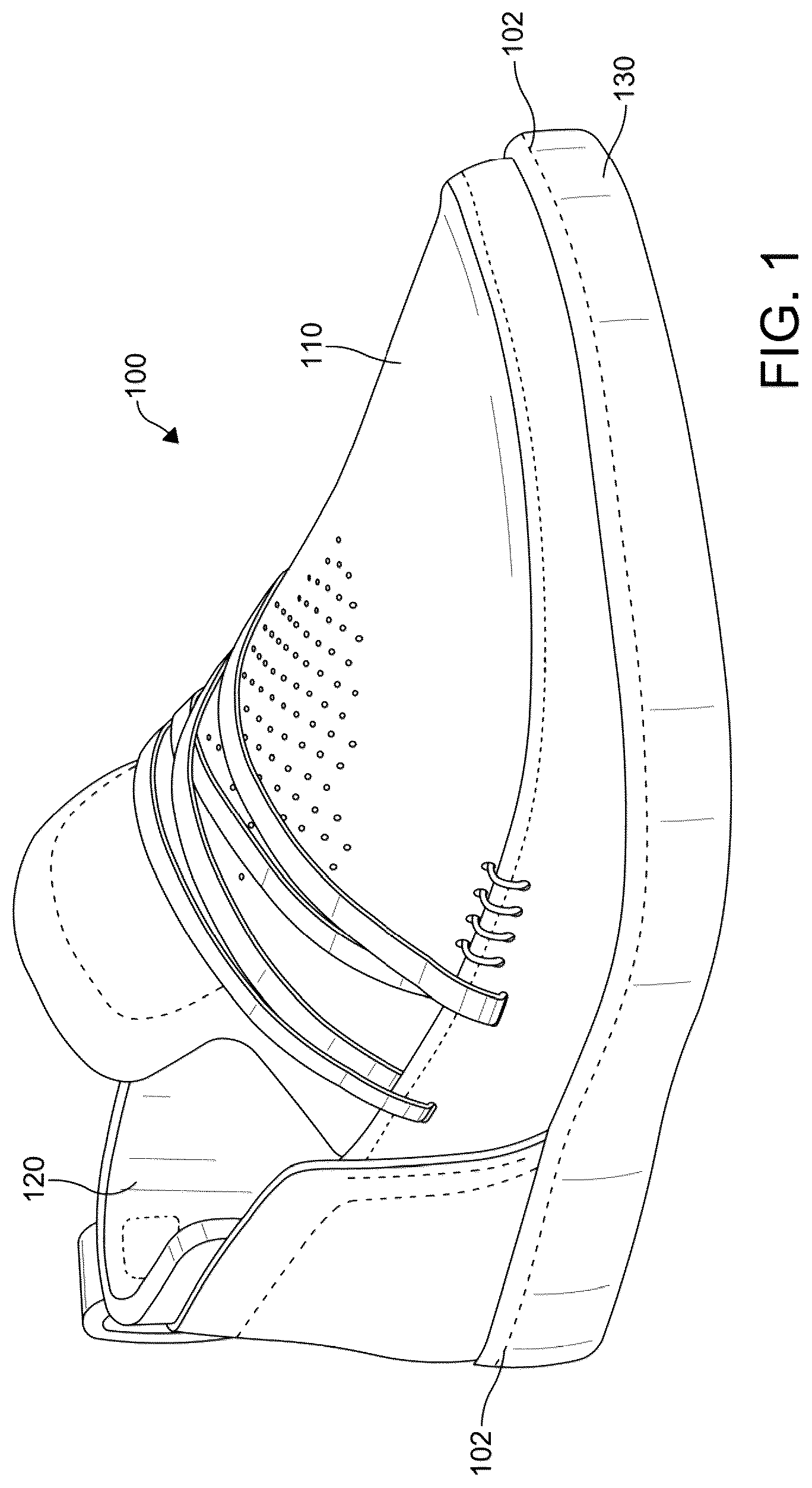 Patent US12102179 — Separable and regenerative footwear — Figure 1