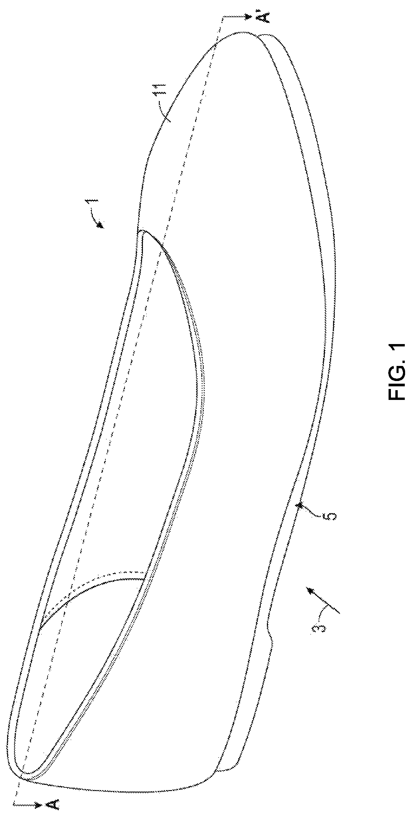 Patent US12102187 — Articles of footwear — Figure 1