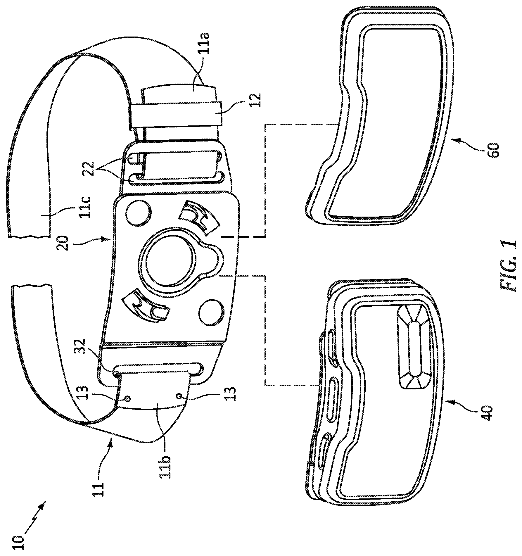 Patent US12102191 — Belt audio system — Figure 1
