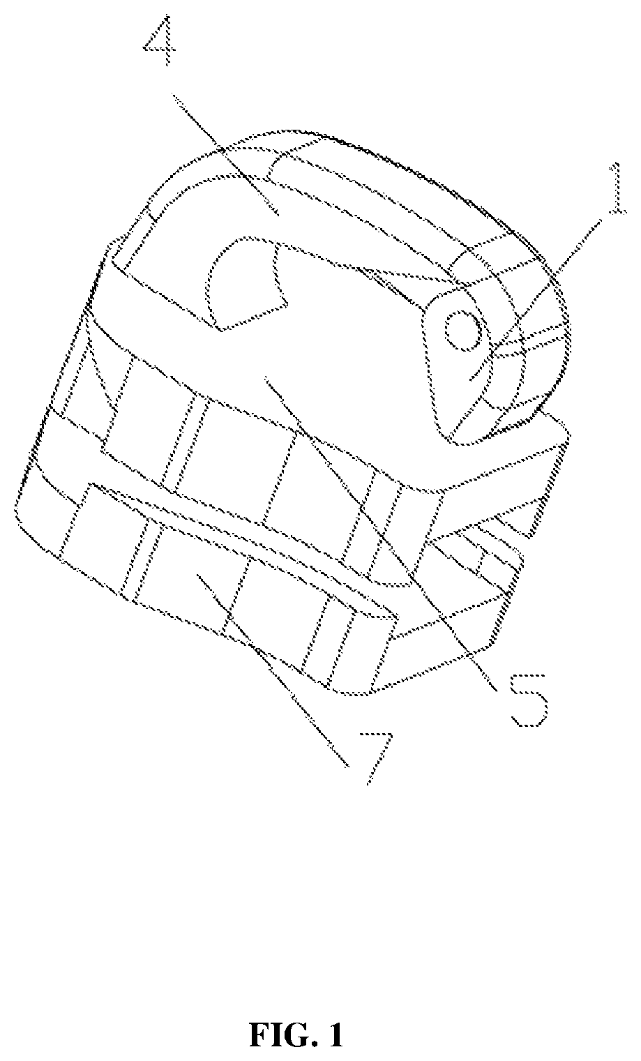 Patent US12102194 — Zipper pull capable of being quickly assembled with pull tab — Figure 1