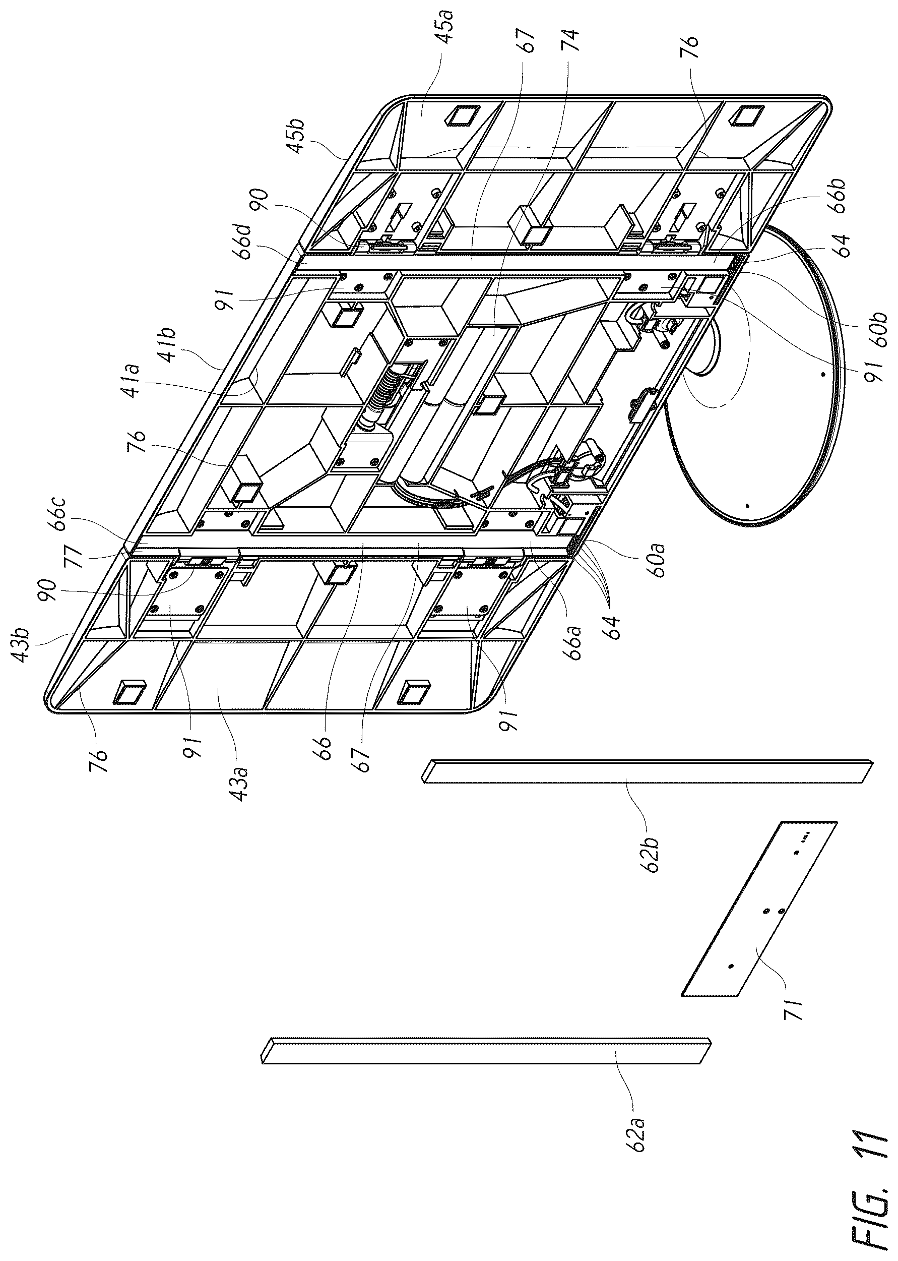 Patent US12102211 Figure 9 – Vanity mirror with second mirror assembly magnetically attached thereto