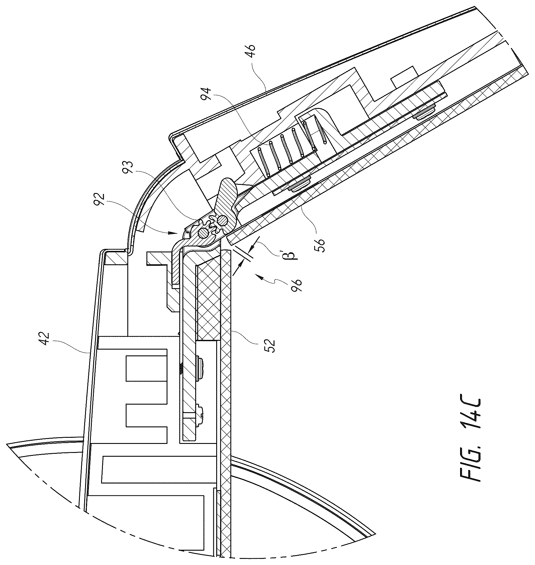 Patent US12102211 Figure 13 – Vanity mirror with second mirror assembly magnetically attached thereto
