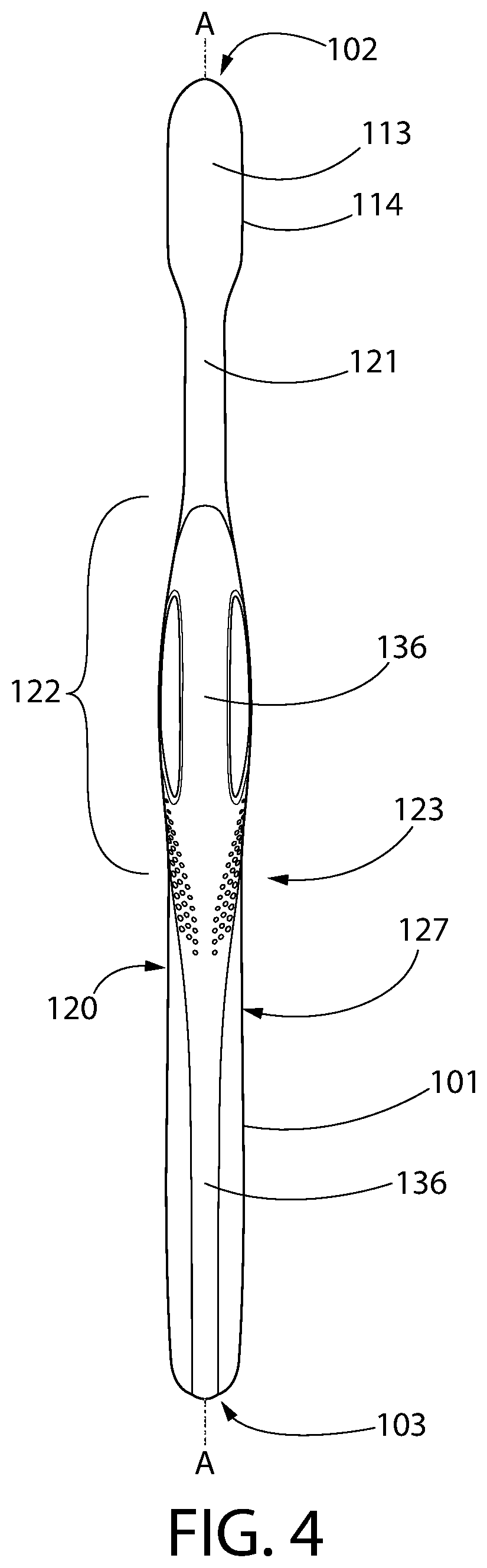 Patent US12102220 Figure 3 – Oral care implement