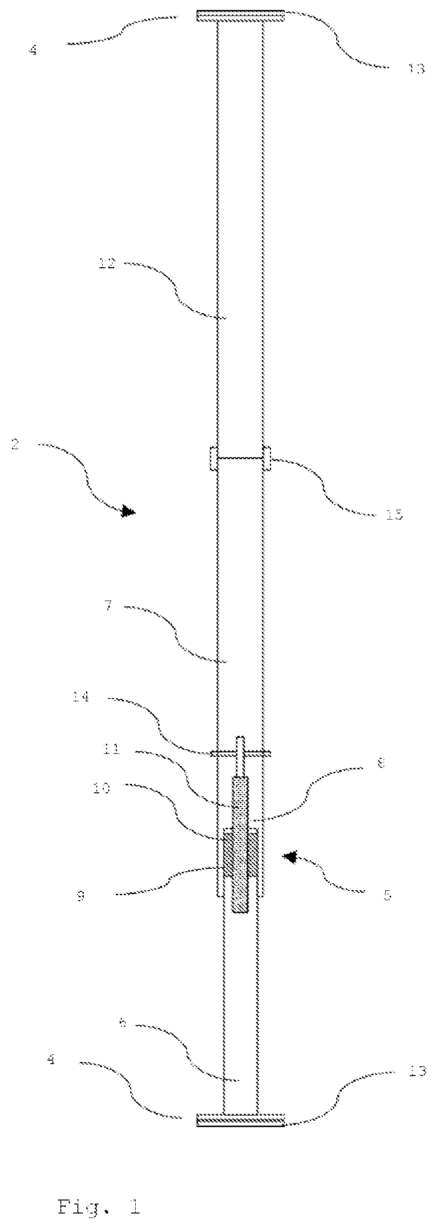 Patent US12102226 Figure 1 – Clothes-rail system having an integrated pipe