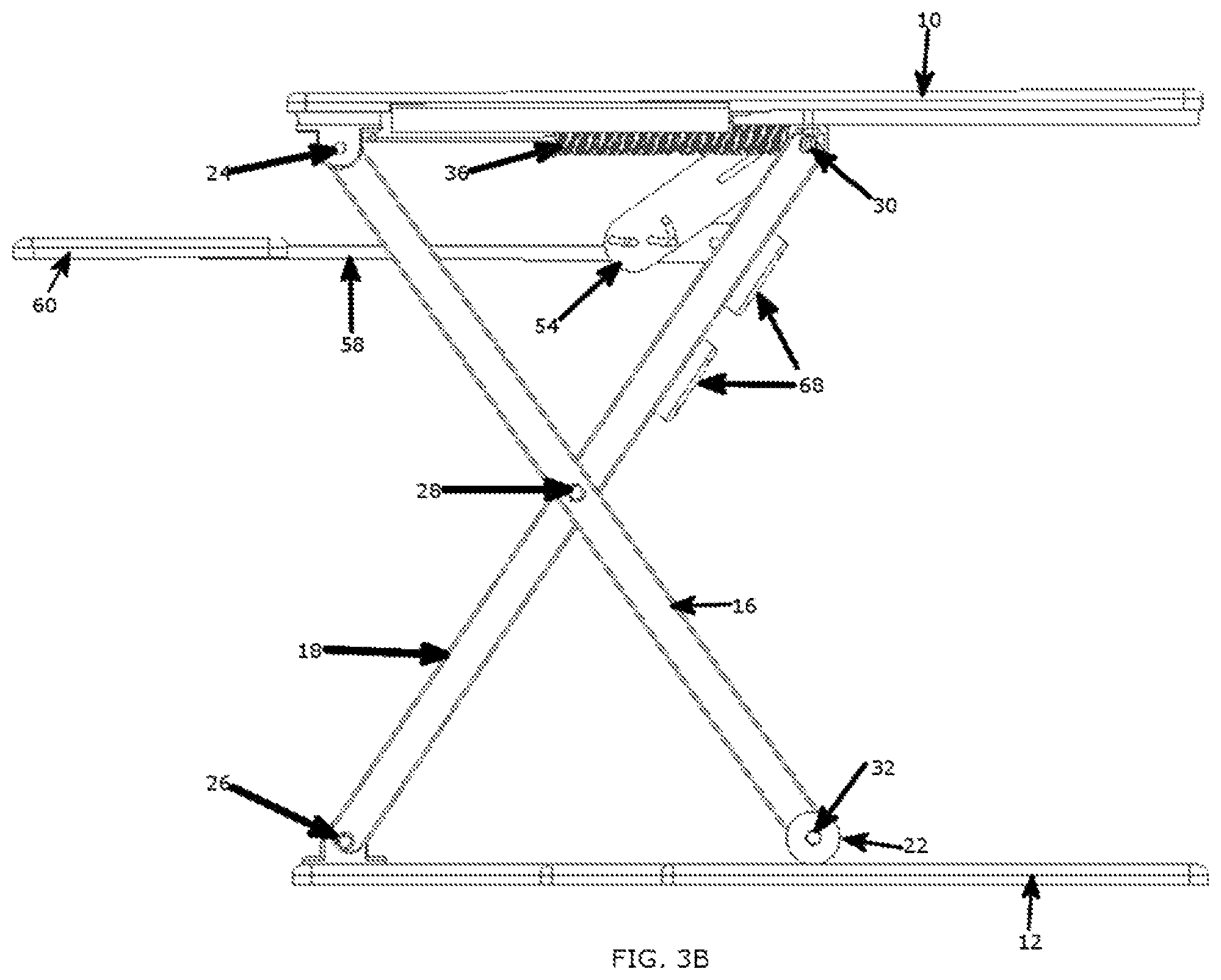 Patent US12102229 Figure 10 – Desktop workspace that adjusts vertically