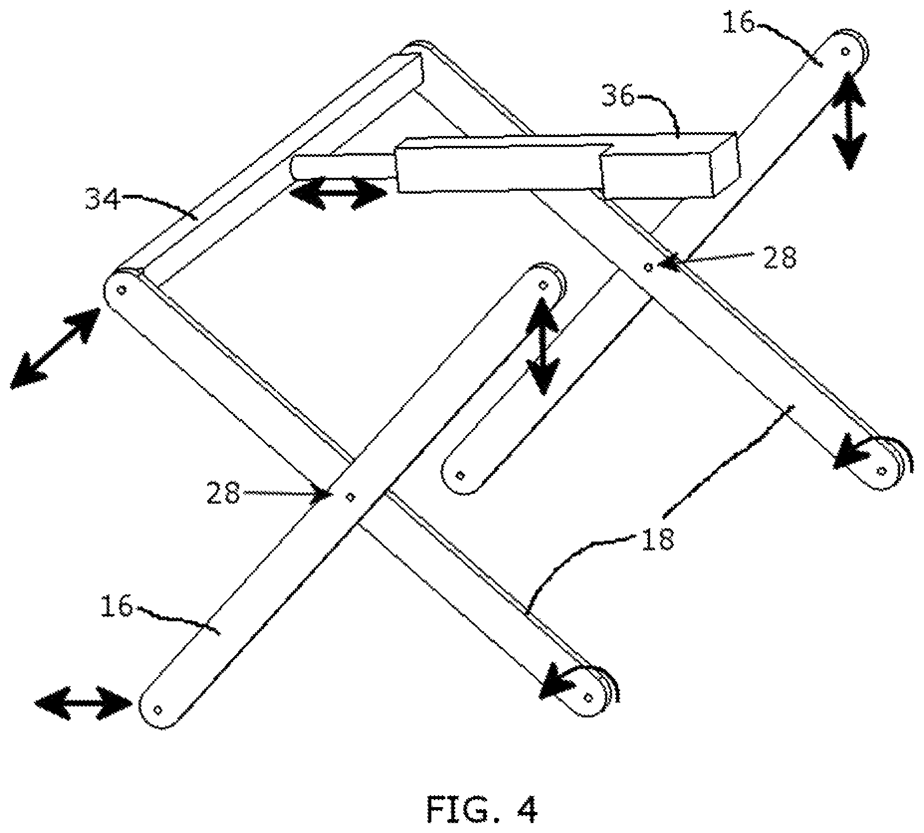 Patent US12102229 Figure 11 – Desktop workspace that adjusts vertically