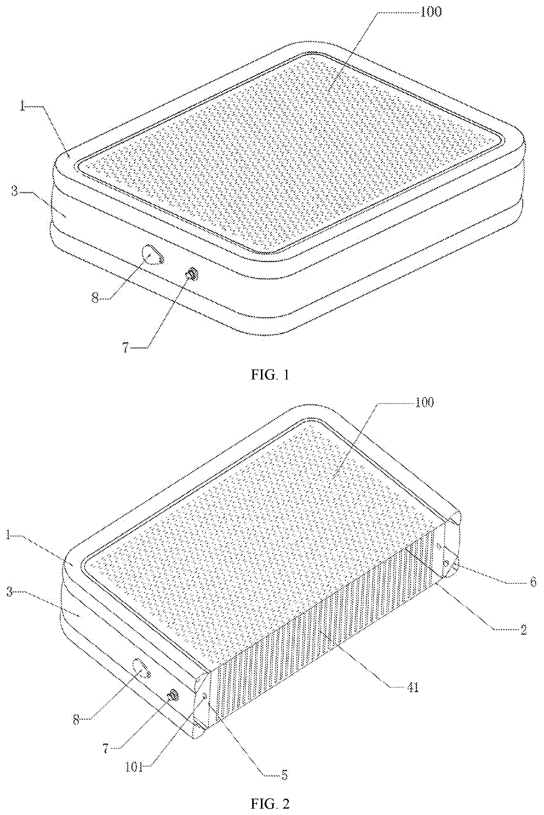 Patent US12102235 — Anti-collapse inflatable air mattress — Figure 1