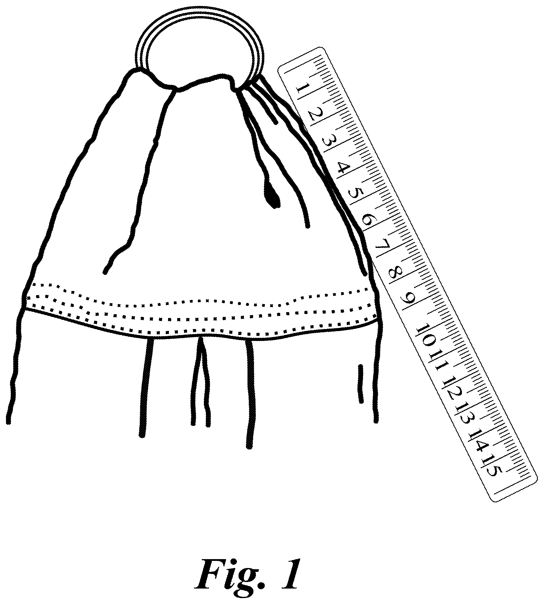 Patent US12102239 — Baby sling — Figure 1
