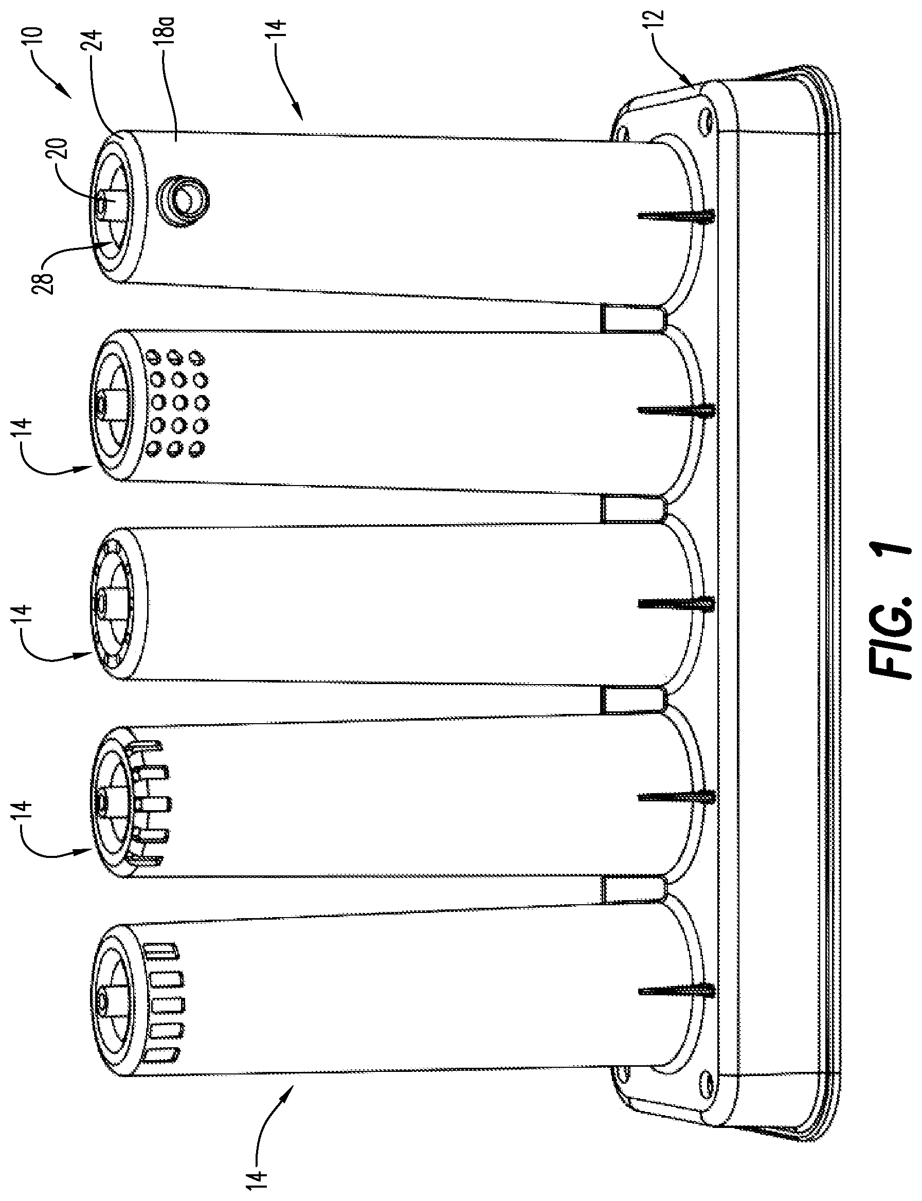 Patent US12102244 — Ice mold for making ice straws — Figure 1