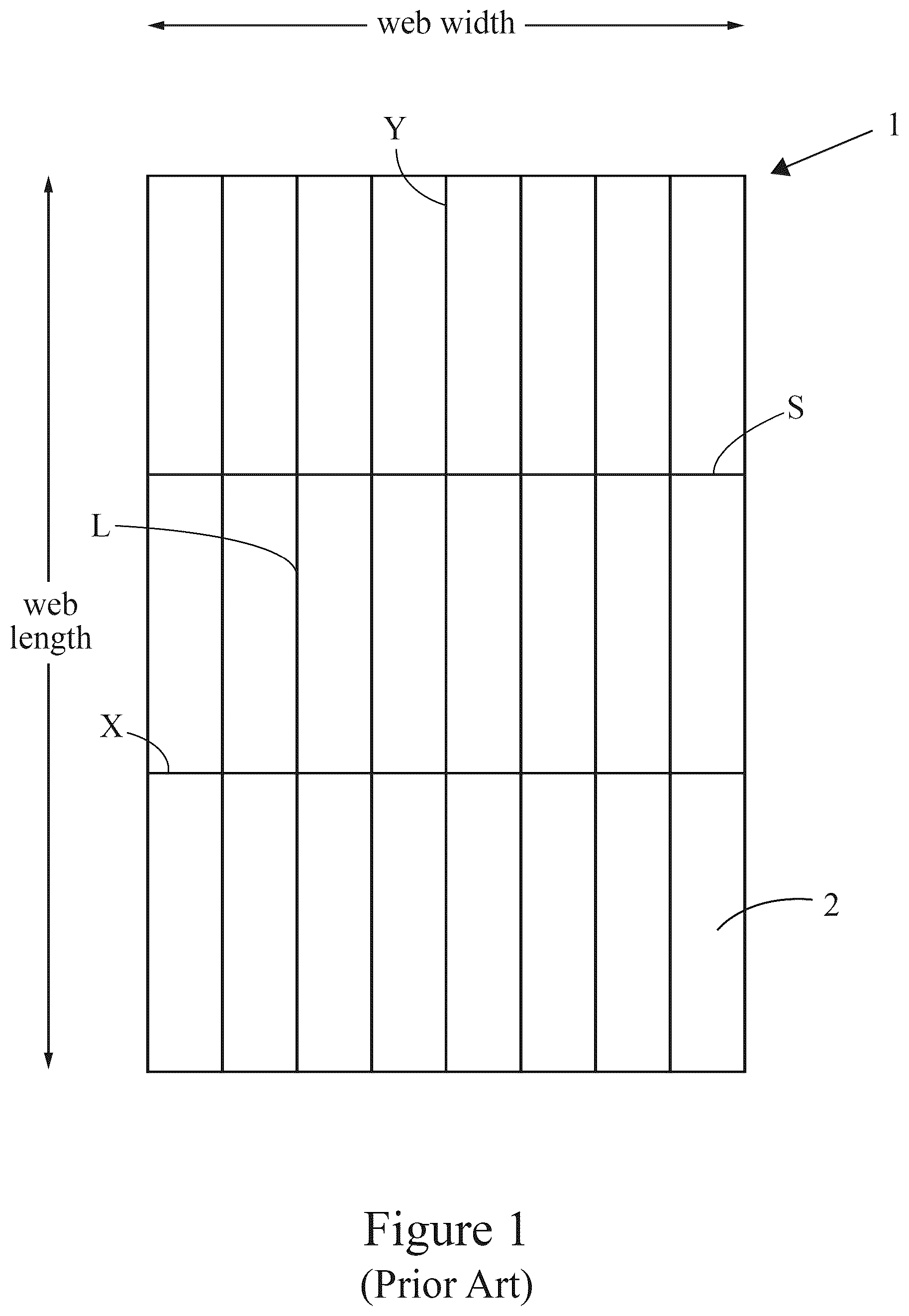 Patent US12102247 — Non-square rectangular flooring tiles and methods for cutting same — Figure 1