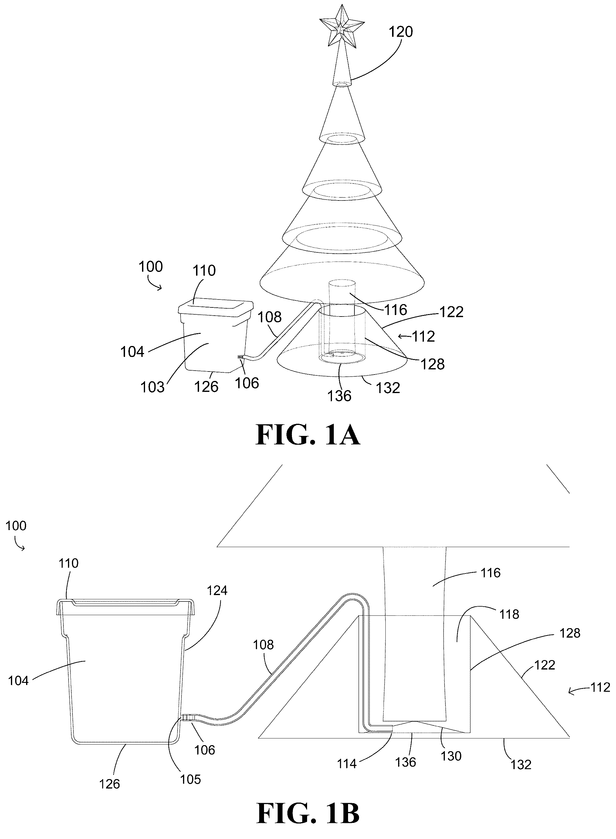 Patent US12102249 — Devices for supplying fluids to cut plant holders — Figure 1
