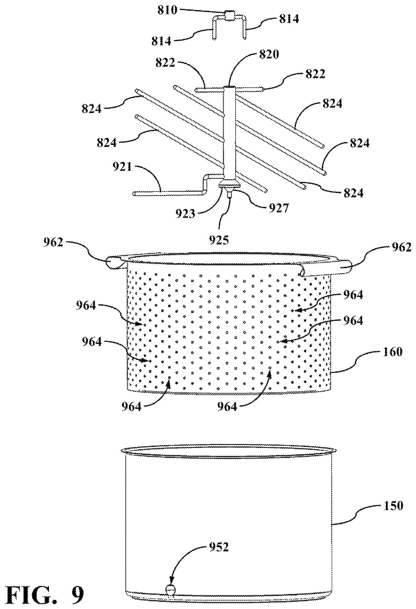 Patent US12102258 Figure 9 – Automatic cooking machine capable of reducing viscosity of liquid in cooking pot